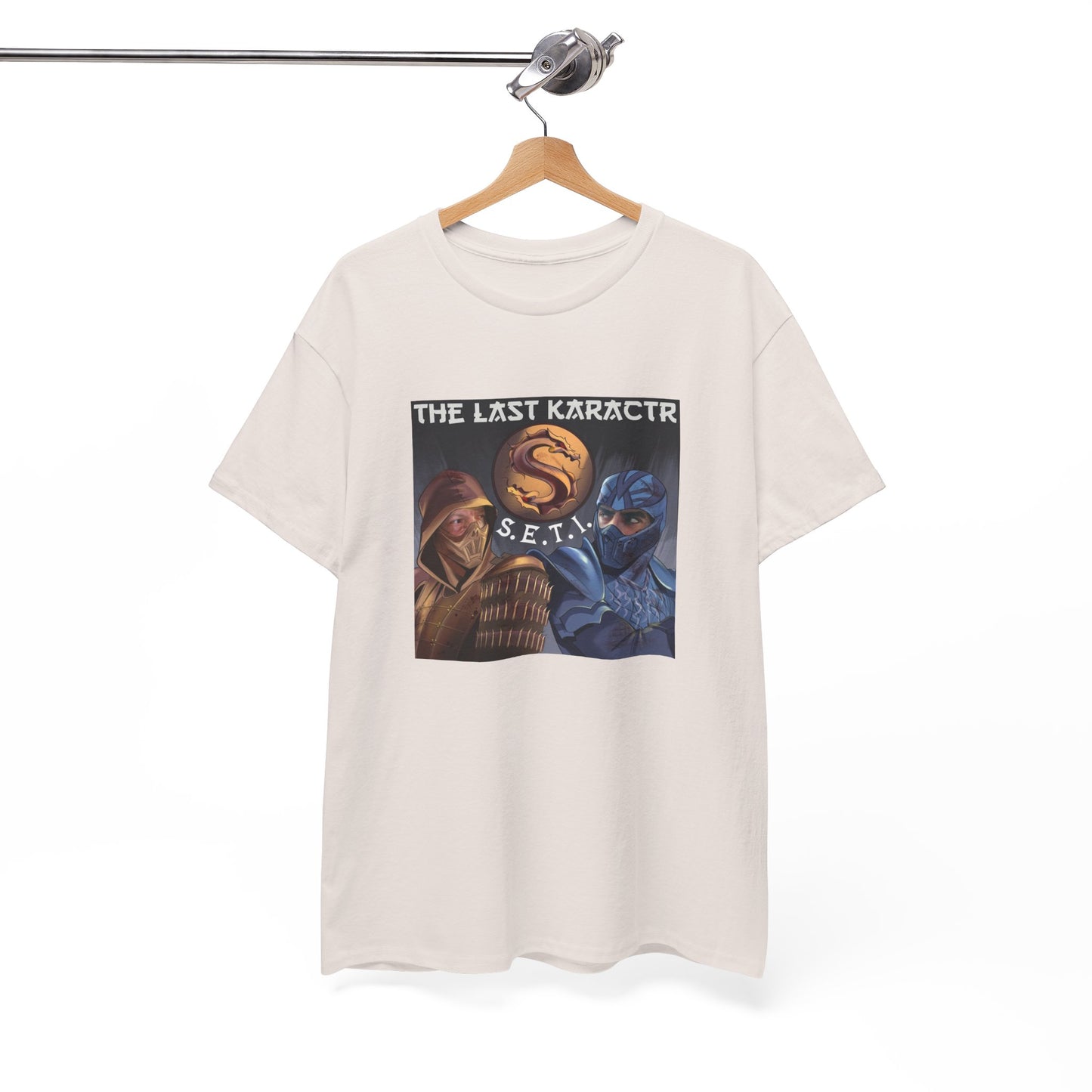 Retro Gaming Unisex Heavy Cotton Tee - The Last Karakctr S.E.T.I.