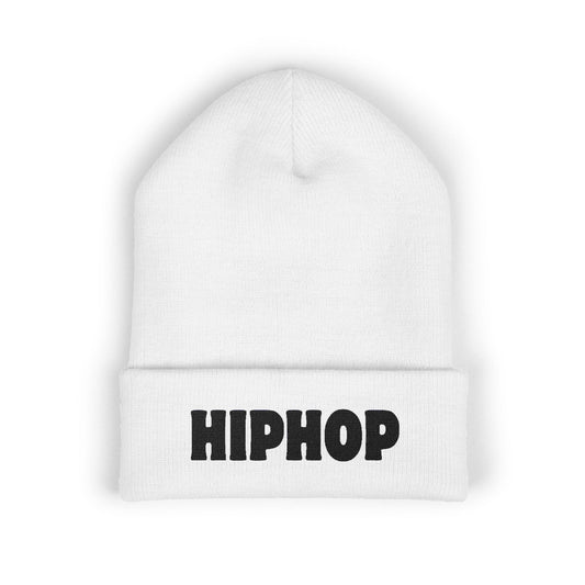 Hip-Hop Classic Cuffed Beanie, Winter Hat, Embroidered Beanie, Streetwear Accessory, Cool Gift for Music Lovers