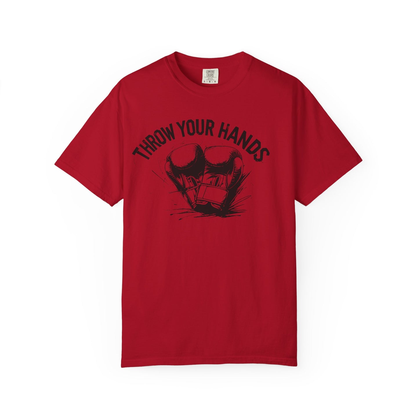 Boxing Motivational T-Shirt, Throw Your Hands Tee, Fitness Apparel, Workout Shirt, Unisex Gym Wear, Sports Gift