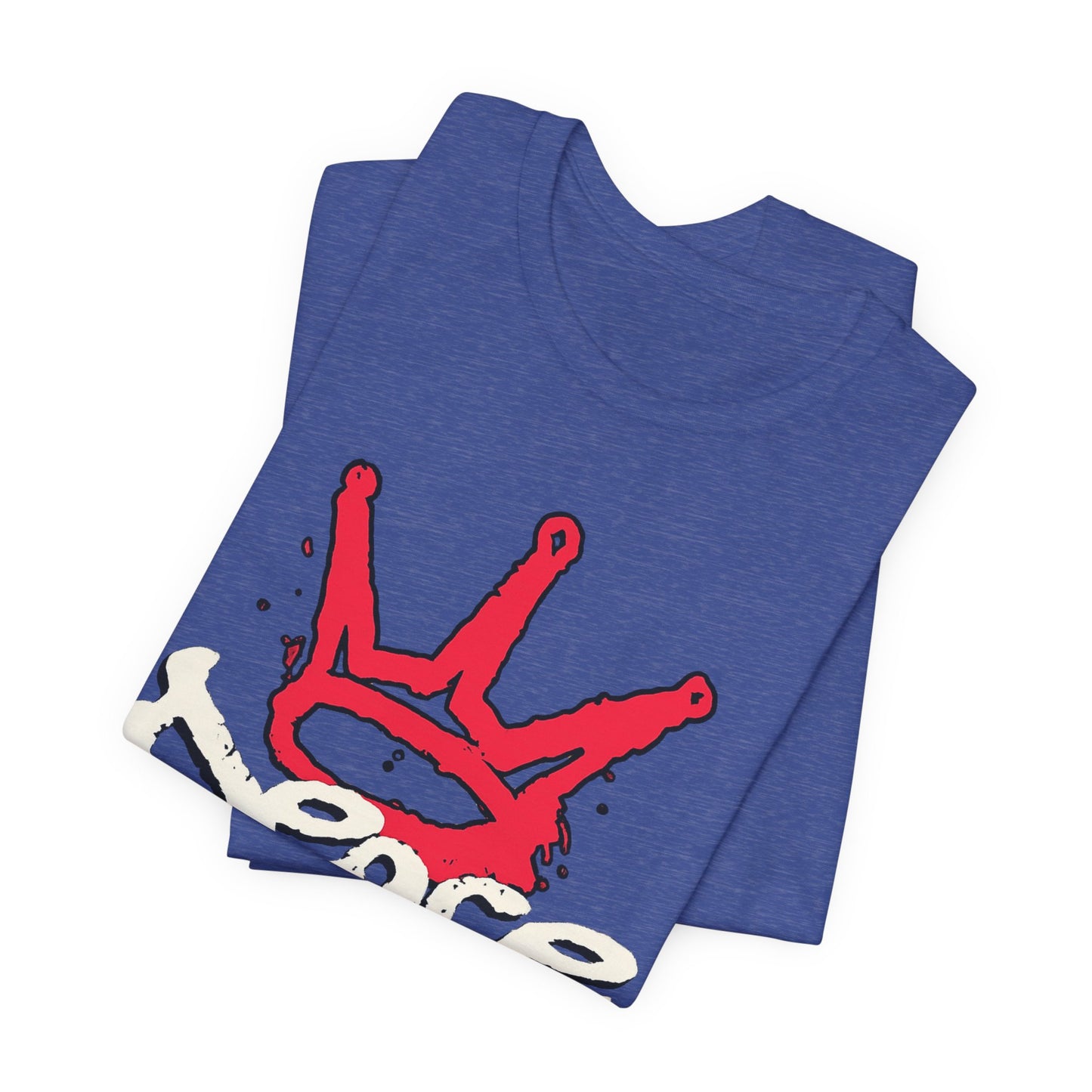 Peace King T-Shirt — Streetwear Graphic Tee with Red Crown Design