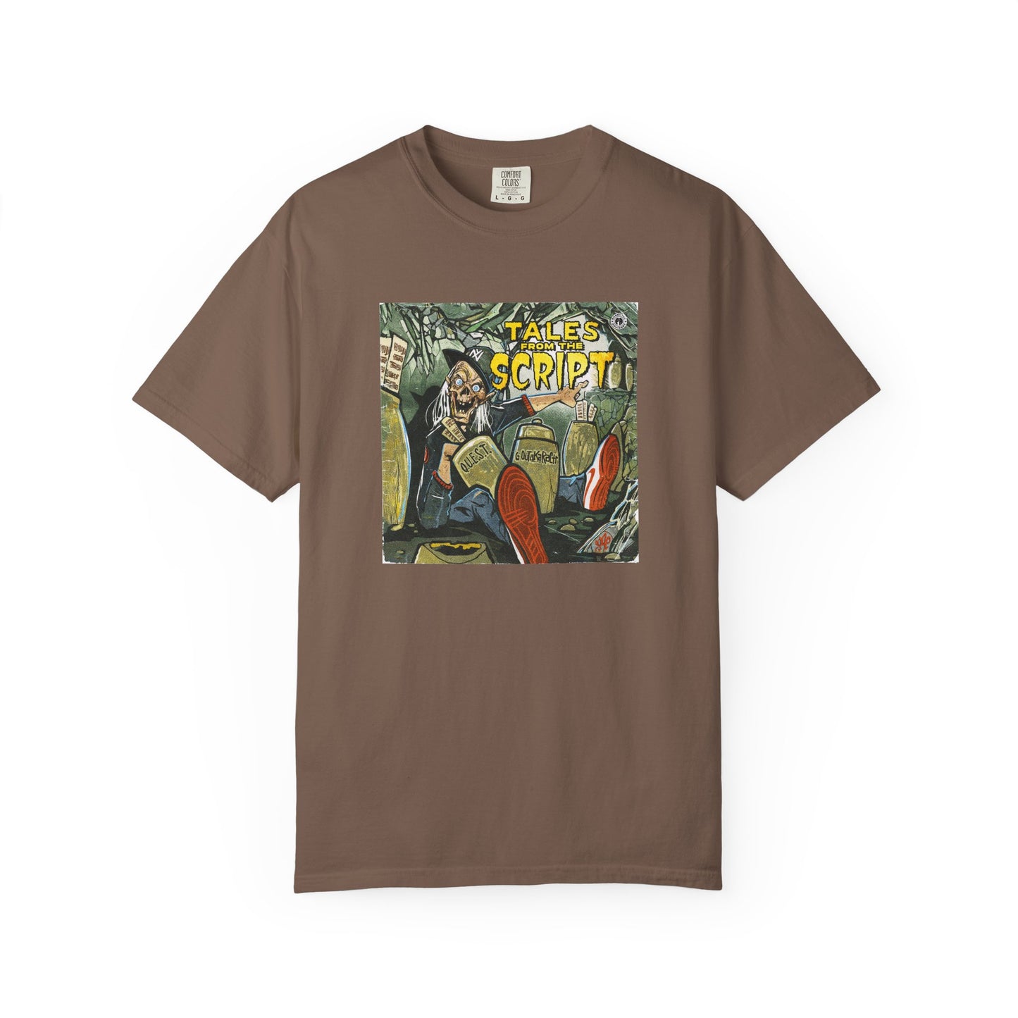 Cool Graphic T-Shirt - 'Tales from the Script' Album  Inspired  Design - Perfect for Comic and Horror Fans