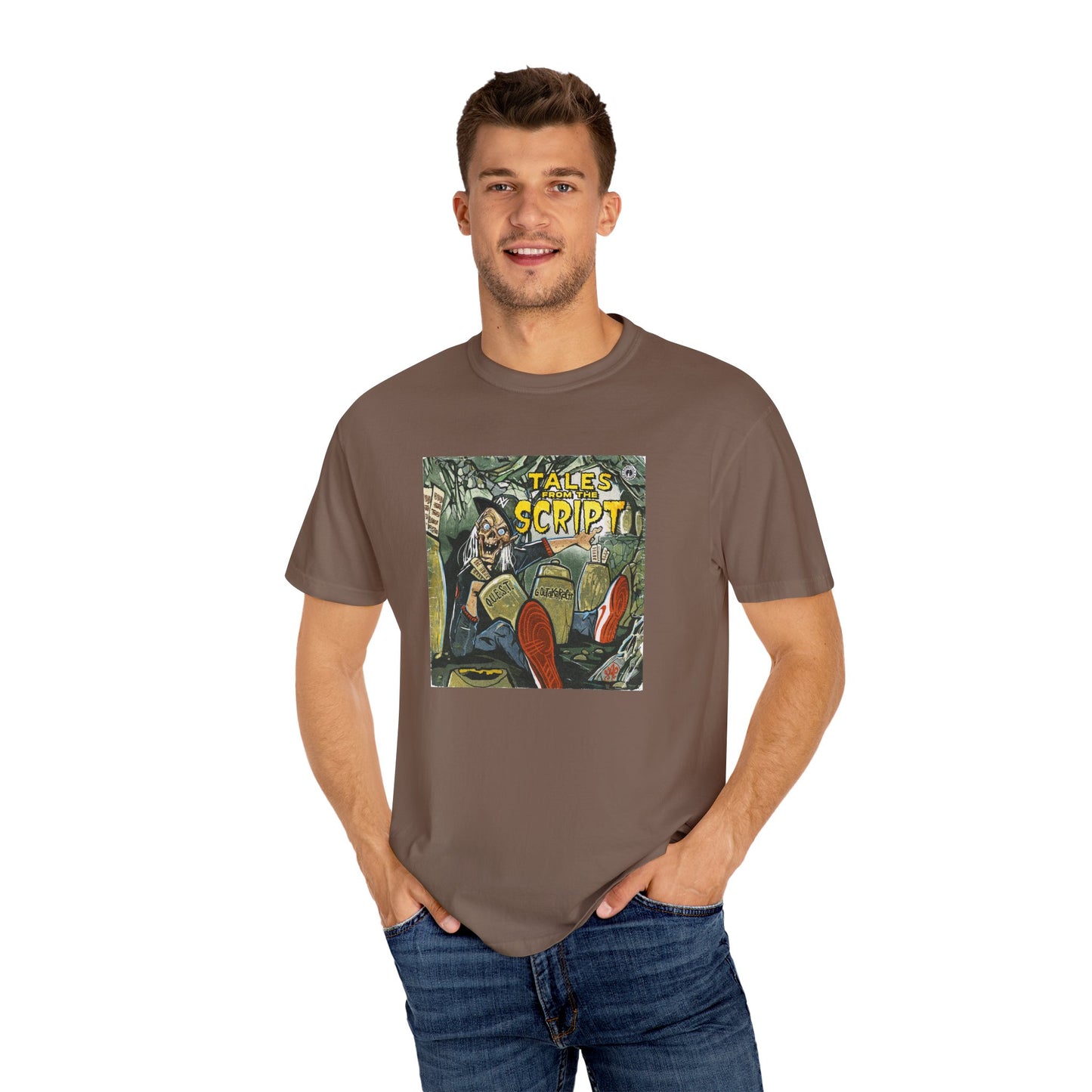 Cool Graphic T-Shirt - 'Tales from the Script' Album  Inspired  Design - Perfect for Comic and Horror Fans