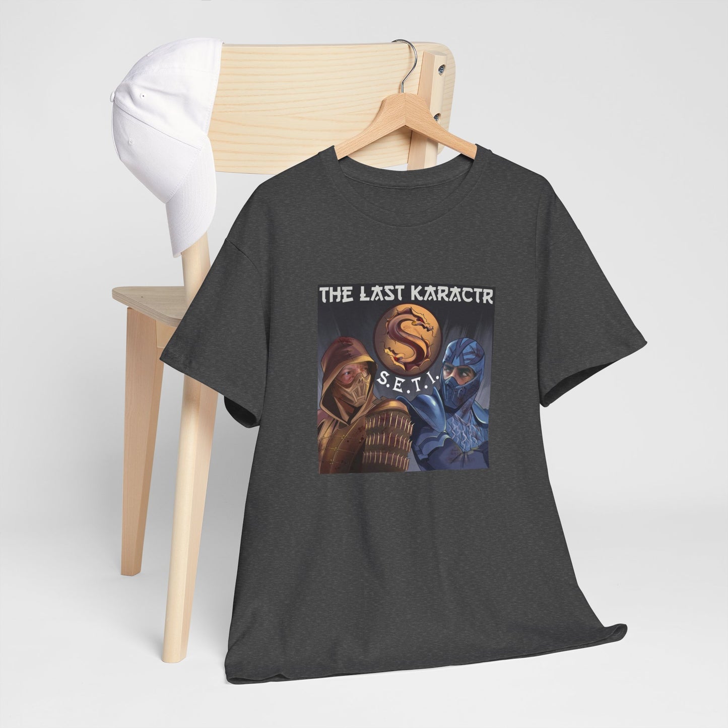 Retro Gaming Unisex Heavy Cotton Tee - The Last Karakctr S.E.T.I.