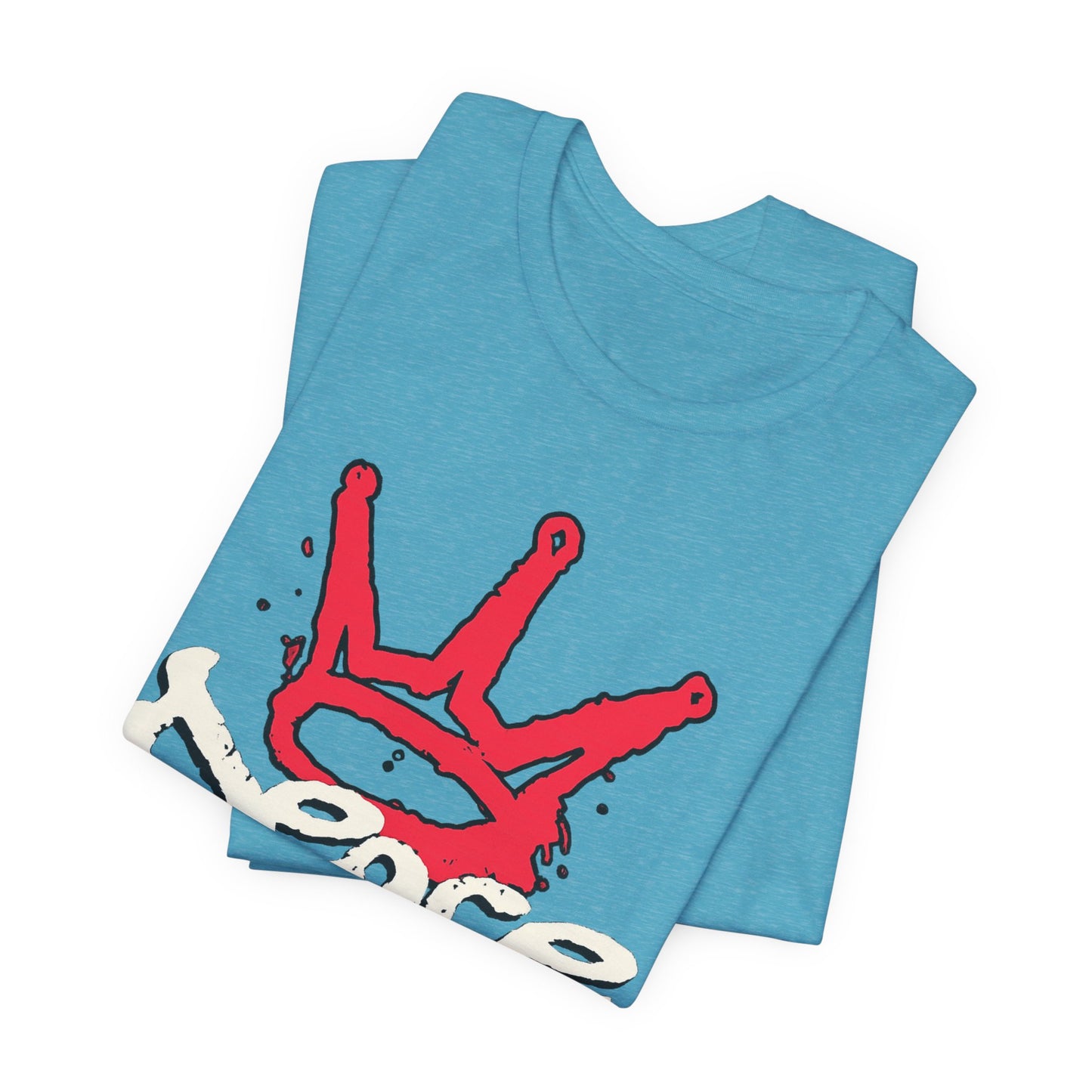 Peace King T-Shirt — Streetwear Graphic Tee with Red Crown Design