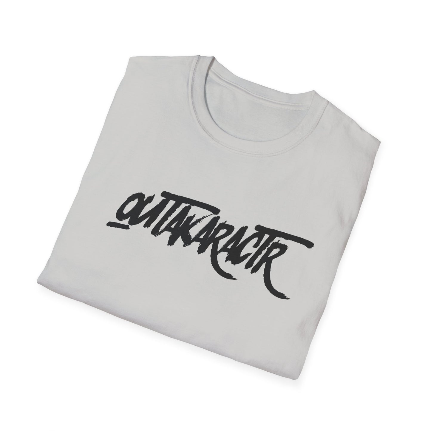 OuTaKaRaCtR logo Unisex Softstyle T-Shirt - Outta Character Graphic Tee for Casual Wear