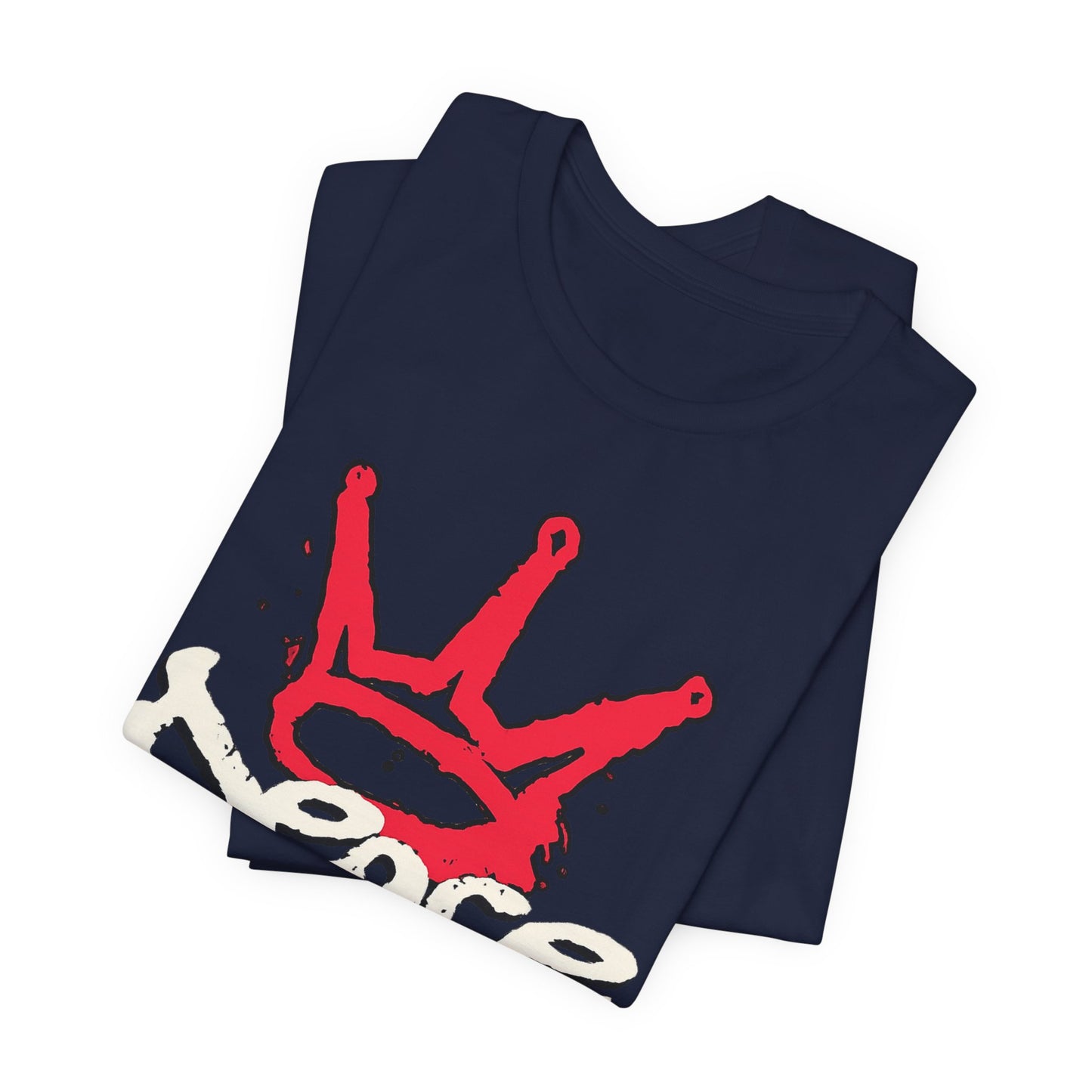 Peace King T-Shirt — Streetwear Graphic Tee with Red Crown Design