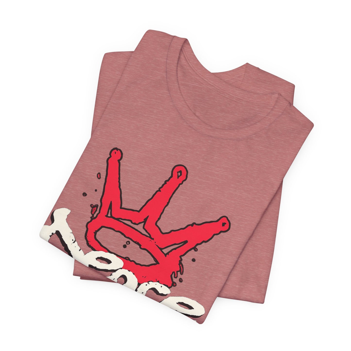 Peace King T-Shirt — Streetwear Graphic Tee with Red Crown Design