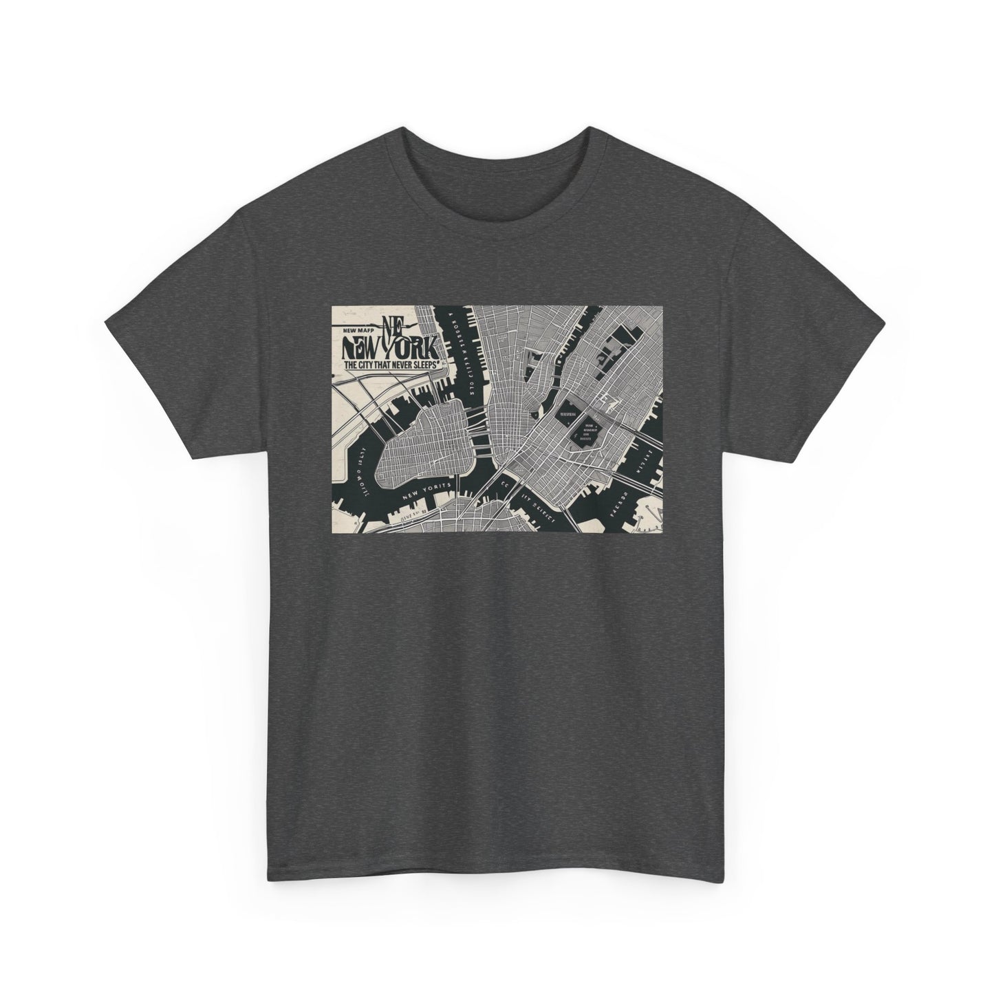 Urban Map Graphic Tee, Unisex Cotton Shirt, City Style Apparel, Unique Gift, Everyday Wear, Casual Fashion