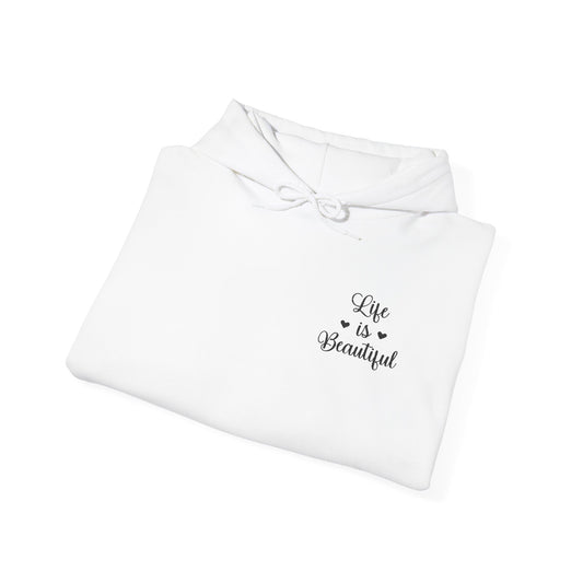 Embroidery Life is Beautiful Unisex Heavy Blend Hoodie