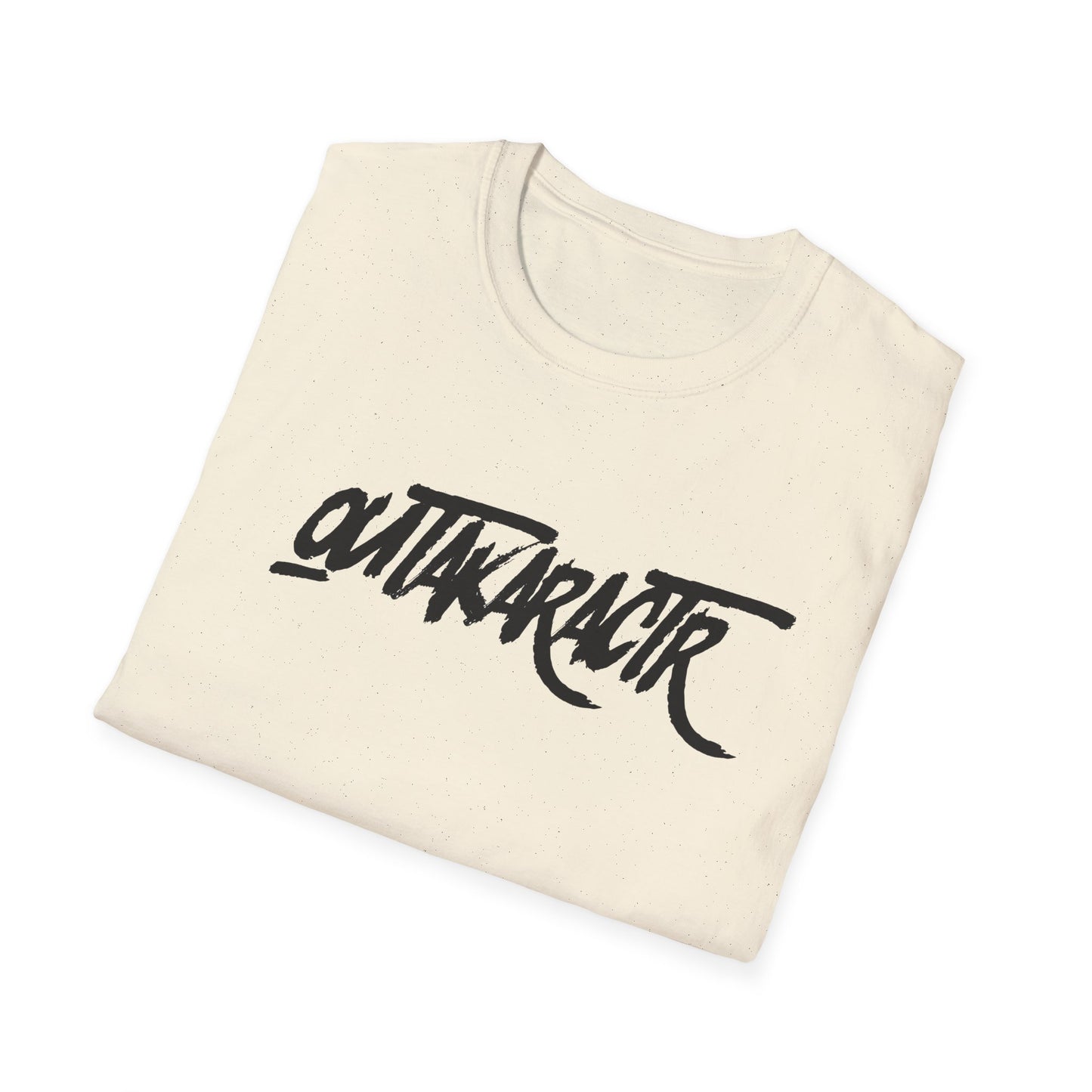 OuTaKaRaCtR logo Unisex Softstyle T-Shirt - Outta Character Graphic Tee for Casual Wear