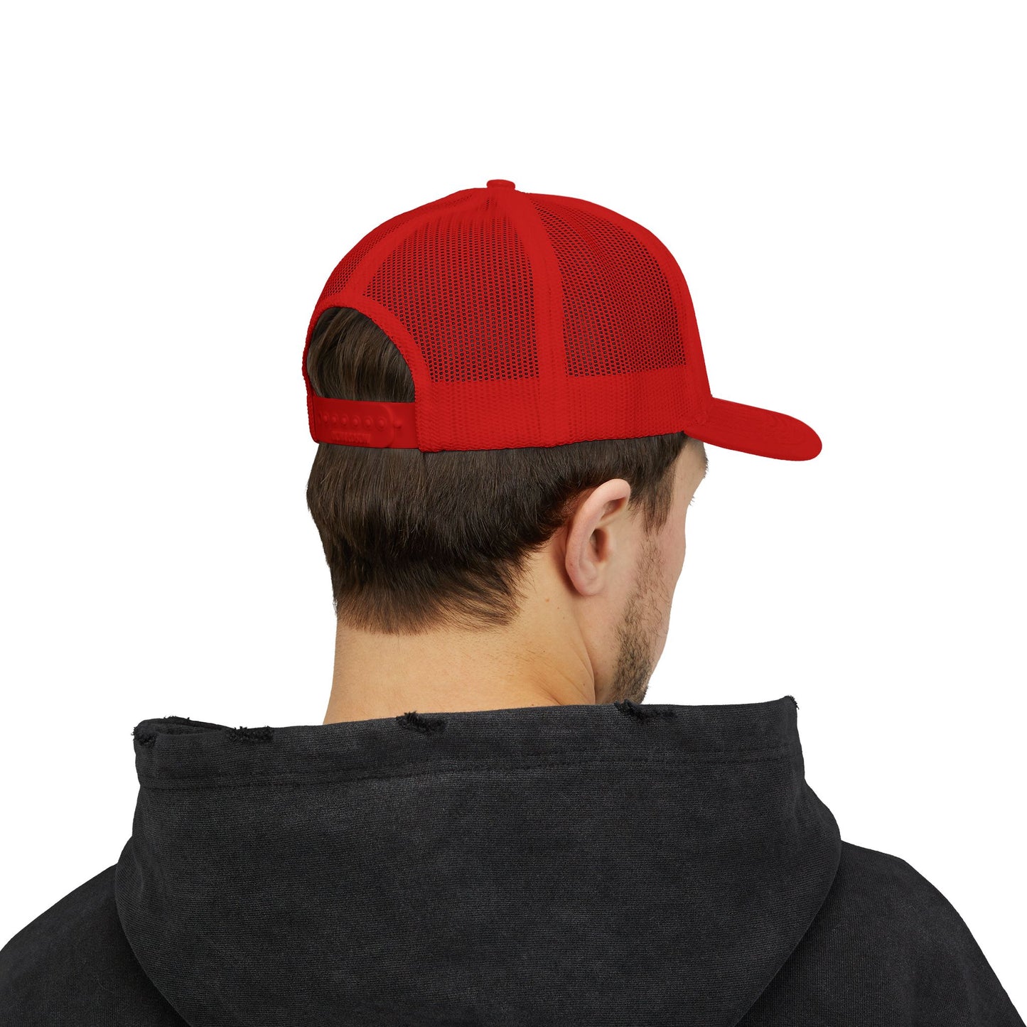 Puerto Rico Embroidery Trucker Cap — Puerto Rico Flag Snapback