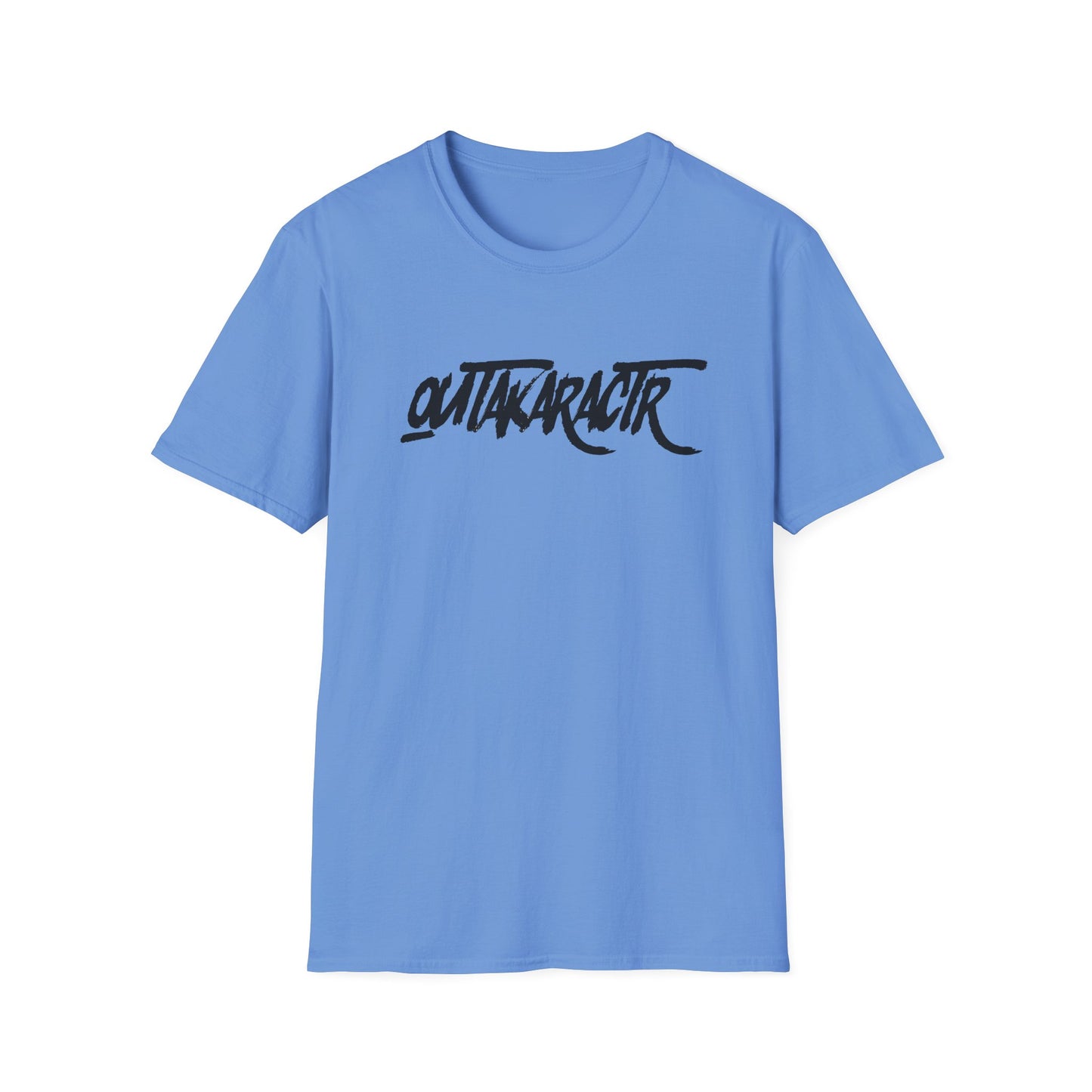 OuTaKaRaCtR logo Unisex Softstyle T-Shirt - Outta Character Graphic Tee for Casual Wear