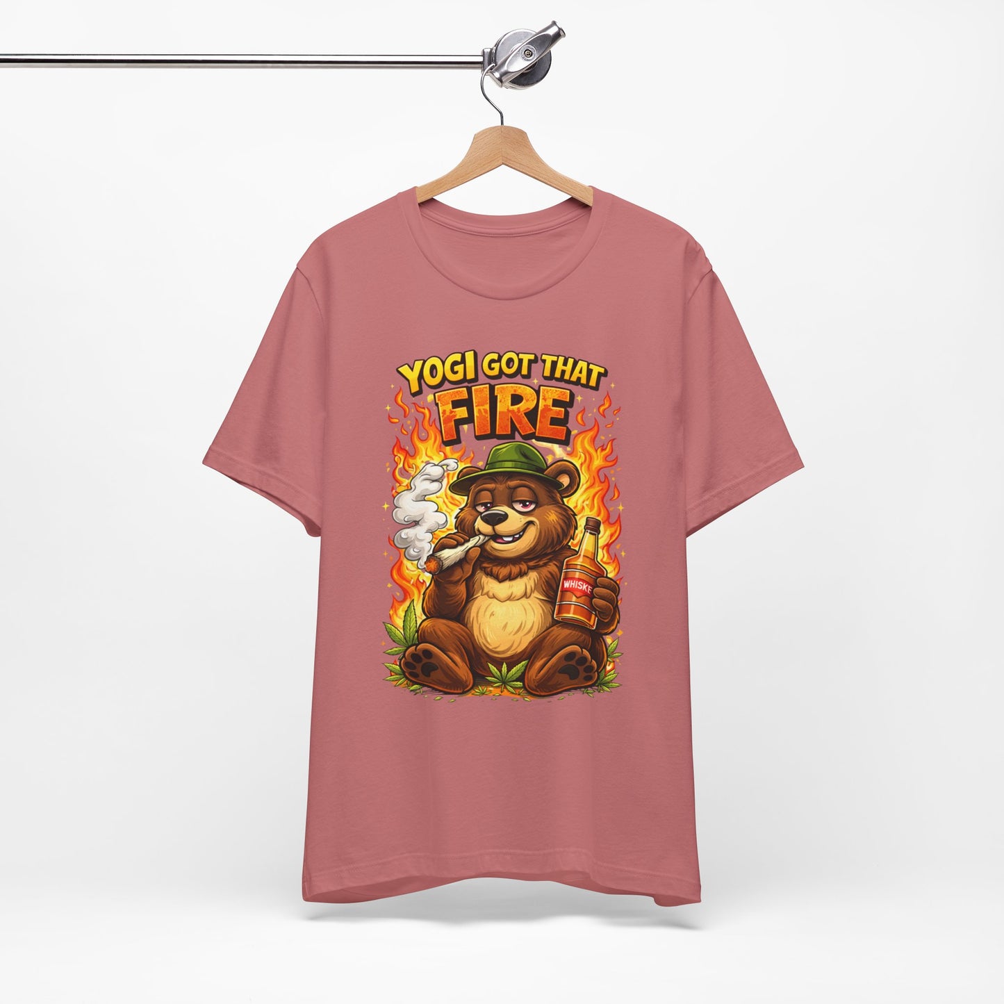 Yogi Got That Fire Bear T-Shirt — Funny Smoky Bear Graphic Tee