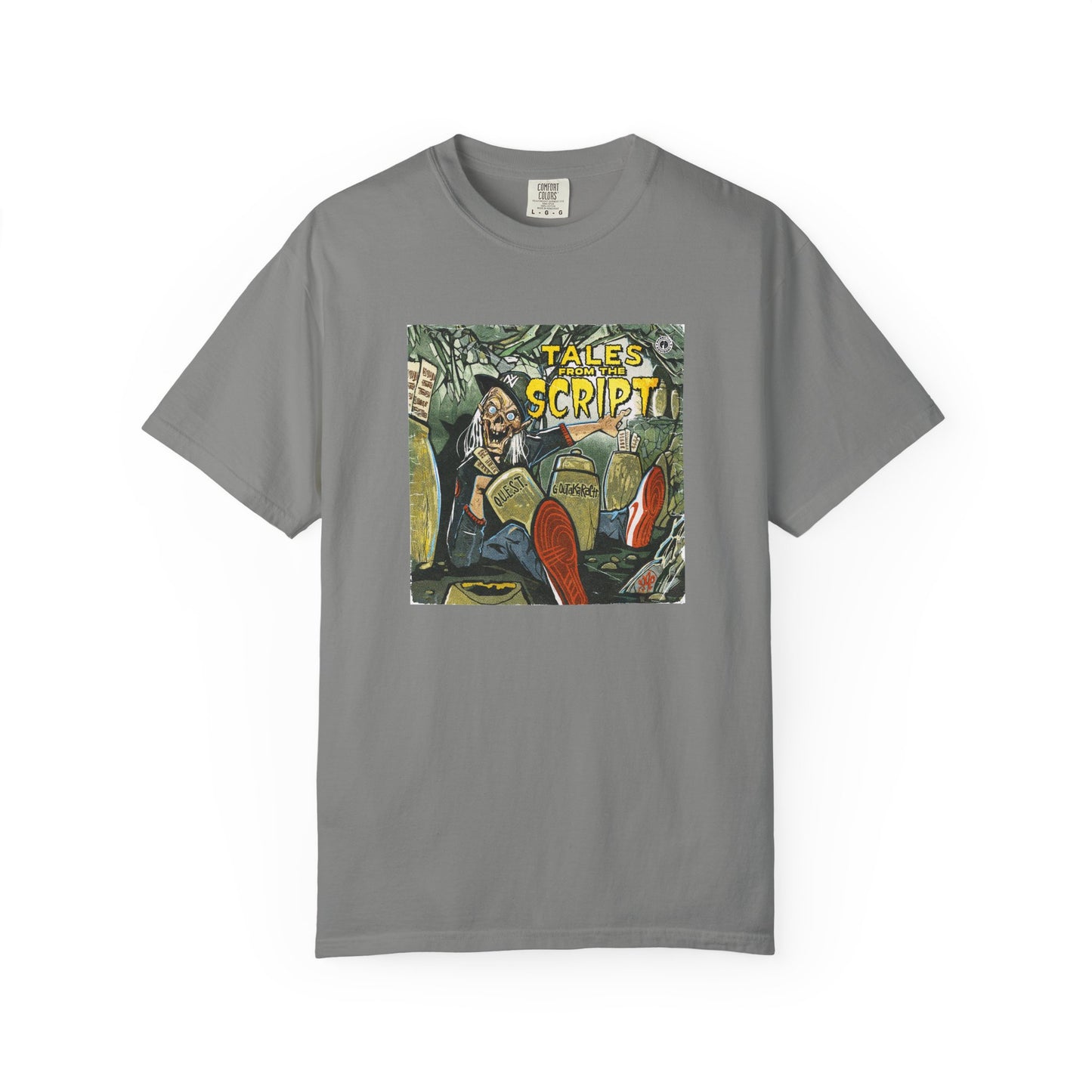 Cool Graphic T-Shirt - 'Tales from the Script' Album  Inspired  Design - Perfect for Comic and Horror Fans