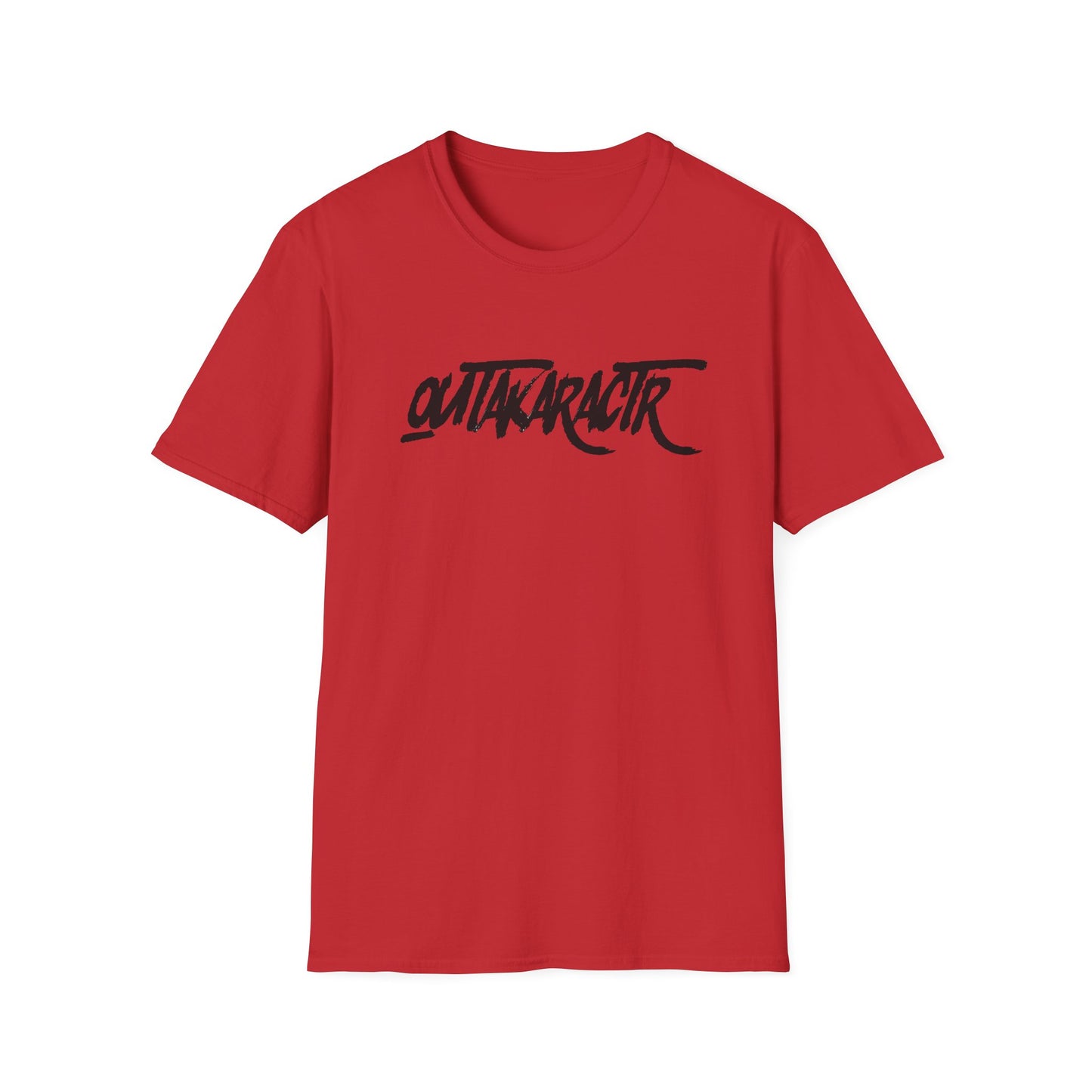 OuTaKaRaCtR logo Unisex Softstyle T-Shirt - Outta Character Graphic Tee for Casual Wear