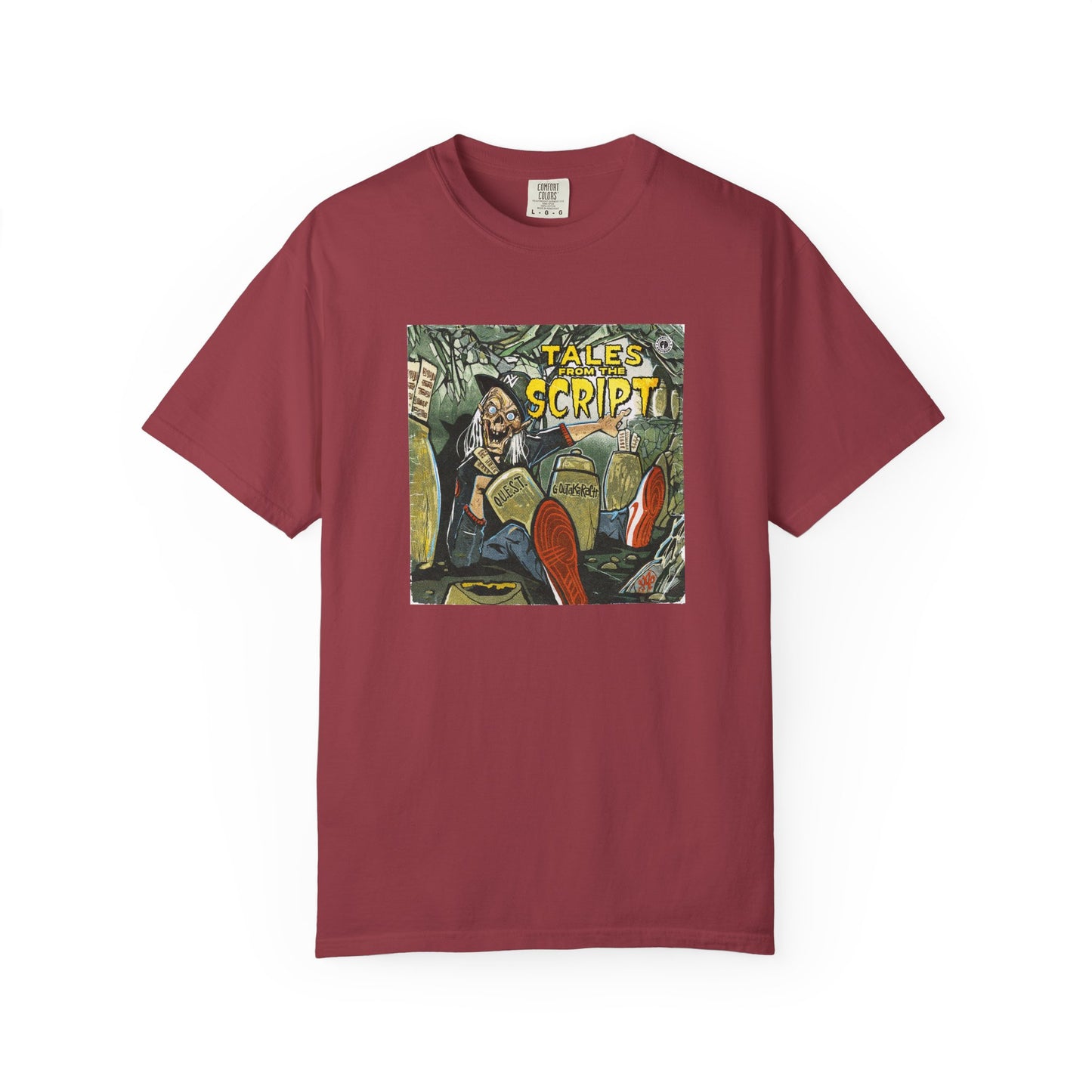 Cool Graphic T-Shirt - 'Tales from the Script' Album  Inspired  Design - Perfect for Comic and Horror Fans