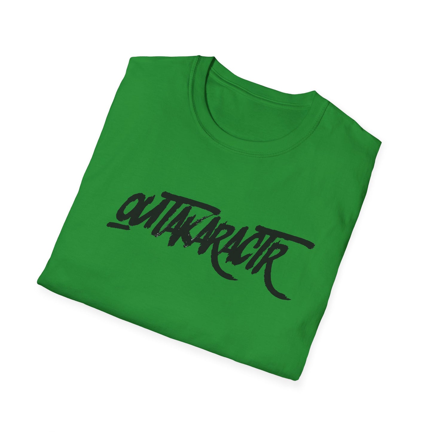 OuTaKaRaCtR logo Unisex Softstyle T-Shirt - Outta Character Graphic Tee for Casual Wear