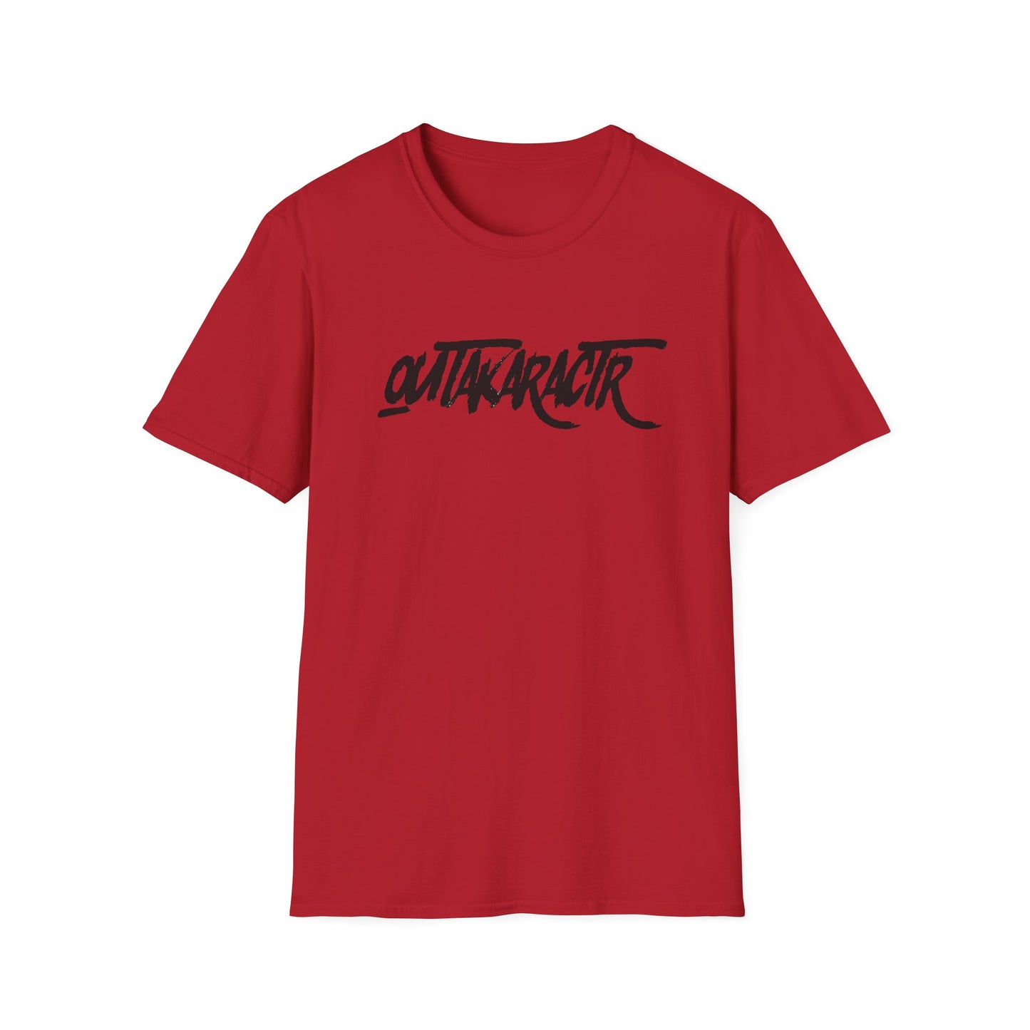 OuTaKaRaCtR logo Unisex Softstyle T-Shirt - Outta Character Graphic Tee for Casual Wear