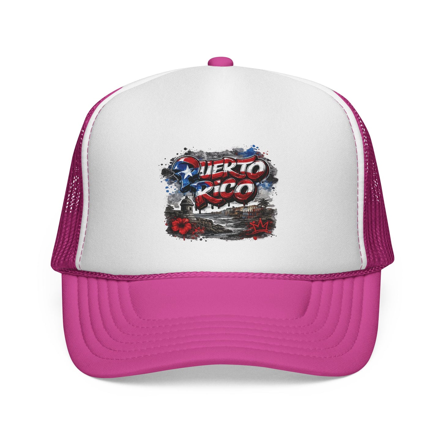 Puerto Rico Flag Trucker