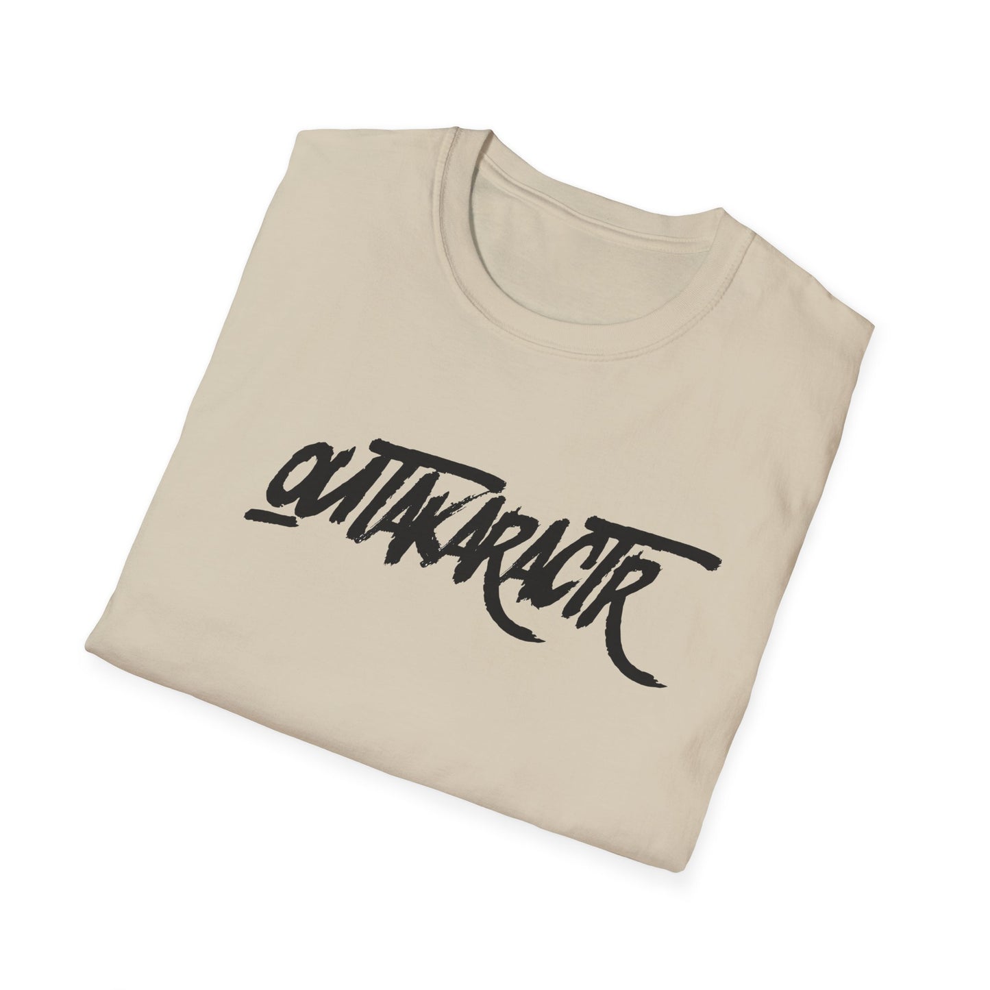 OuTaKaRaCtR logo Unisex Softstyle T-Shirt - Outta Character Graphic Tee for Casual Wear