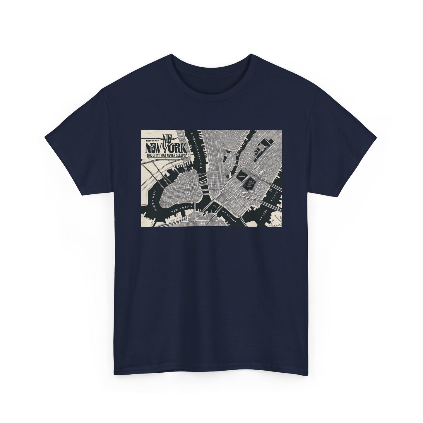 Urban Map Graphic Tee, Unisex Cotton Shirt, City Style Apparel, Unique Gift, Everyday Wear, Casual Fashion