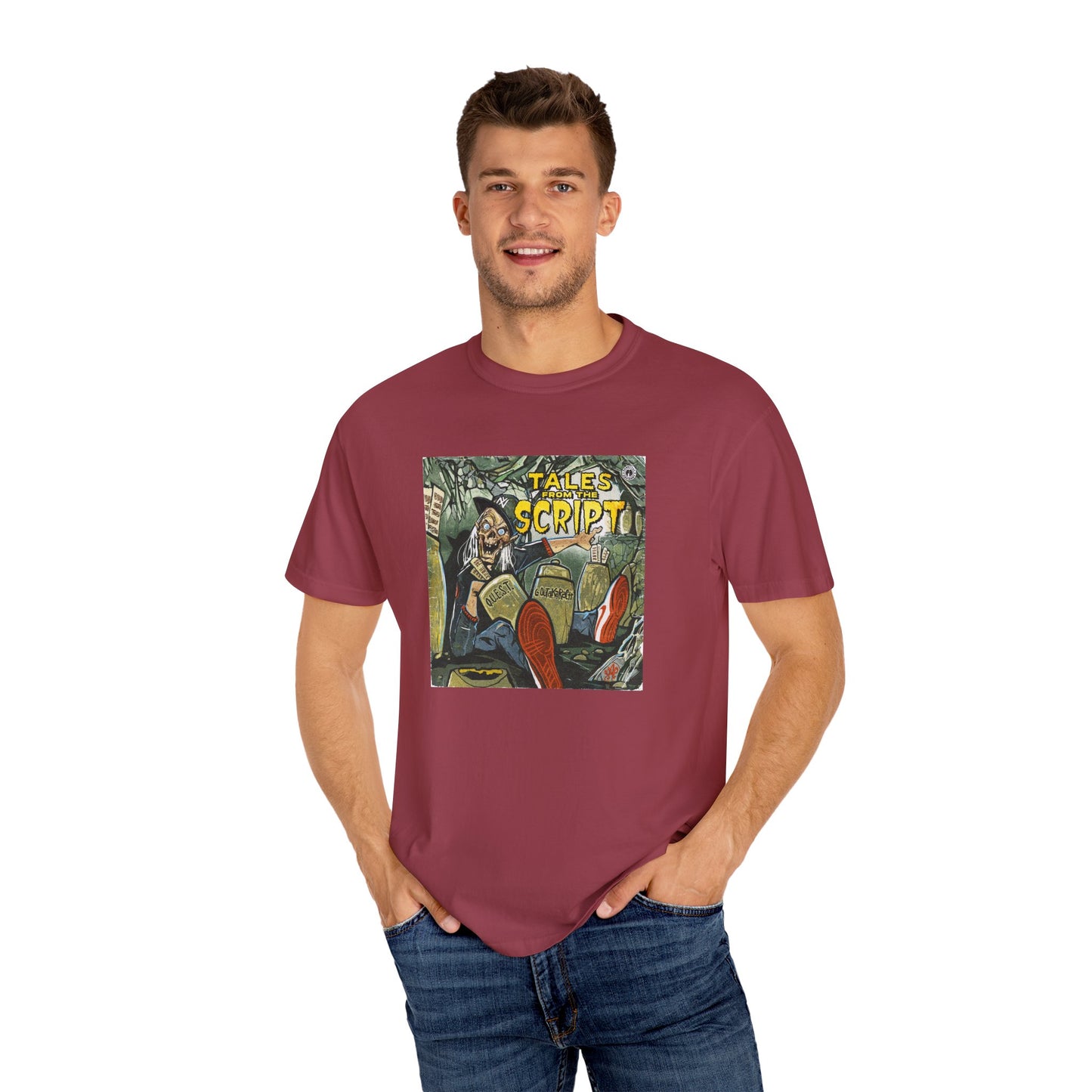 Cool Graphic T-Shirt - 'Tales from the Script' Album  Inspired  Design - Perfect for Comic and Horror Fans