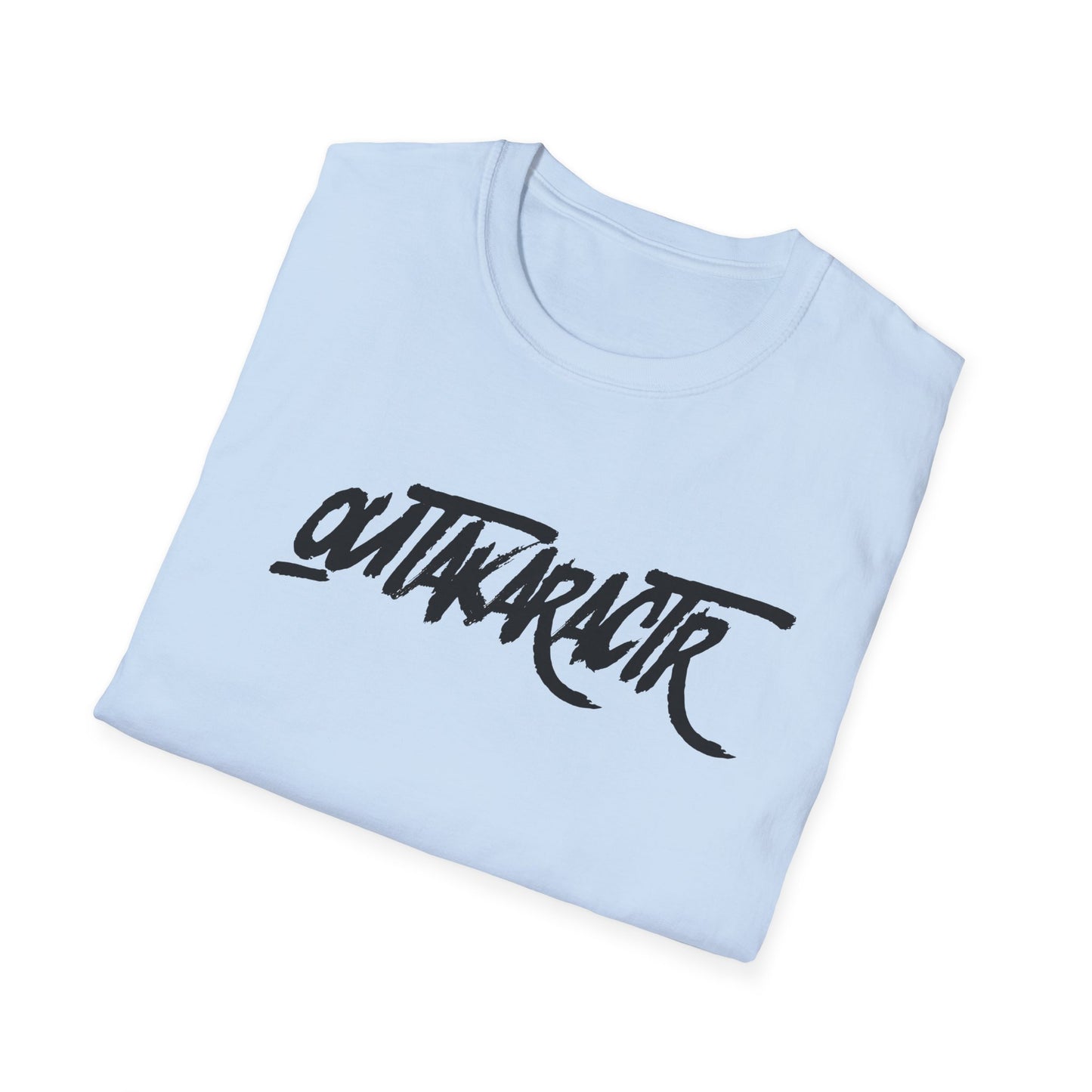 OuTaKaRaCtR logo Unisex Softstyle T-Shirt - Outta Character Graphic Tee for Casual Wear