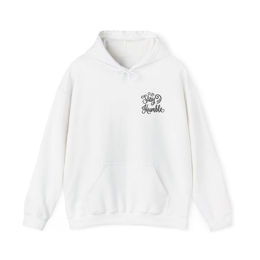Embroidery Stay Humble Unisex Hoodie - Cozy Heavy Blend Sweatshirt for Everyday Wear