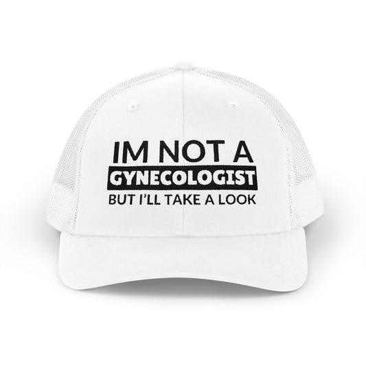 Humorous Snapback Trucker Cap - Fun Gift for Medical Professionals, Gynecologist Hat, Unique Cap, Doctor's Humor Gift, Nursing Cap, [...]