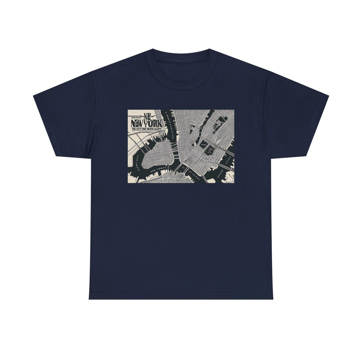 Urban Map Graphic Tee, Unisex Cotton Shirt, City Style Apparel, Unique Gift, Everyday Wear, Casual Fashion