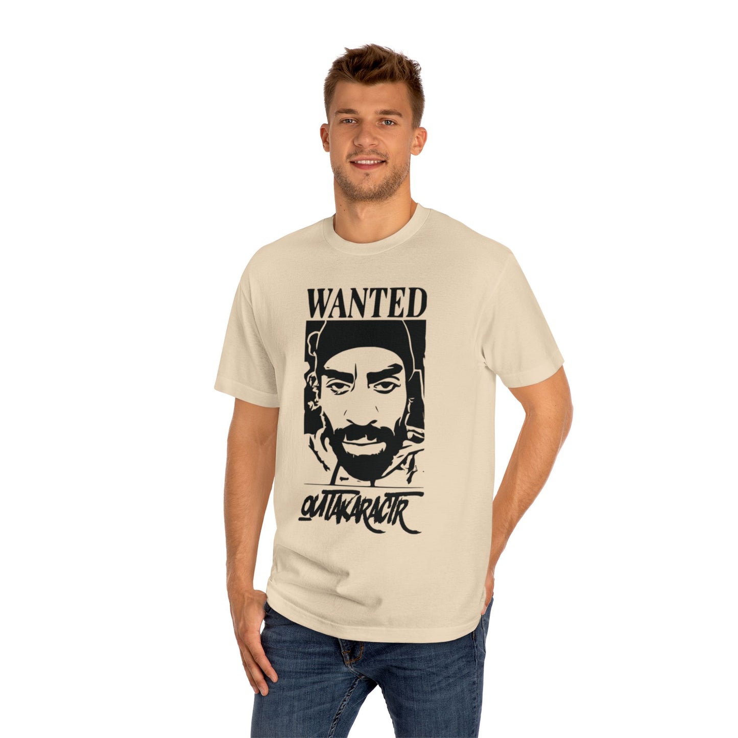 Wanted Graphic Tee - Unisex Classic T-Shirt, Vintage Style Shirt, Music Lover Gift, Streetwear Fashion, Casual Tee