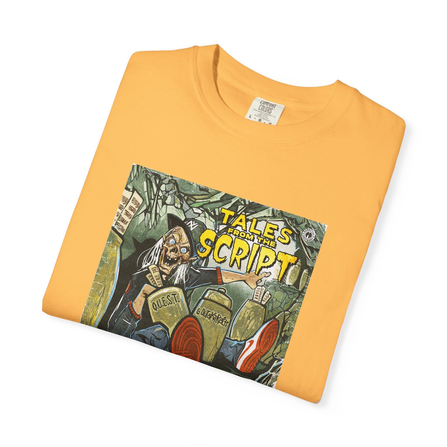 Cool Graphic T-Shirt - 'Tales from the Script' Album  Inspired  Design - Perfect for Comic and Horror Fans