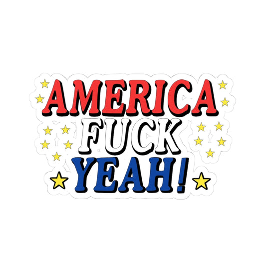 Patriotic Vinyl Stickers, USA Pride Decals, 4th of July Party Decor, Fun Gift for Americans, Laptop, Water Bottle, Car Stickers