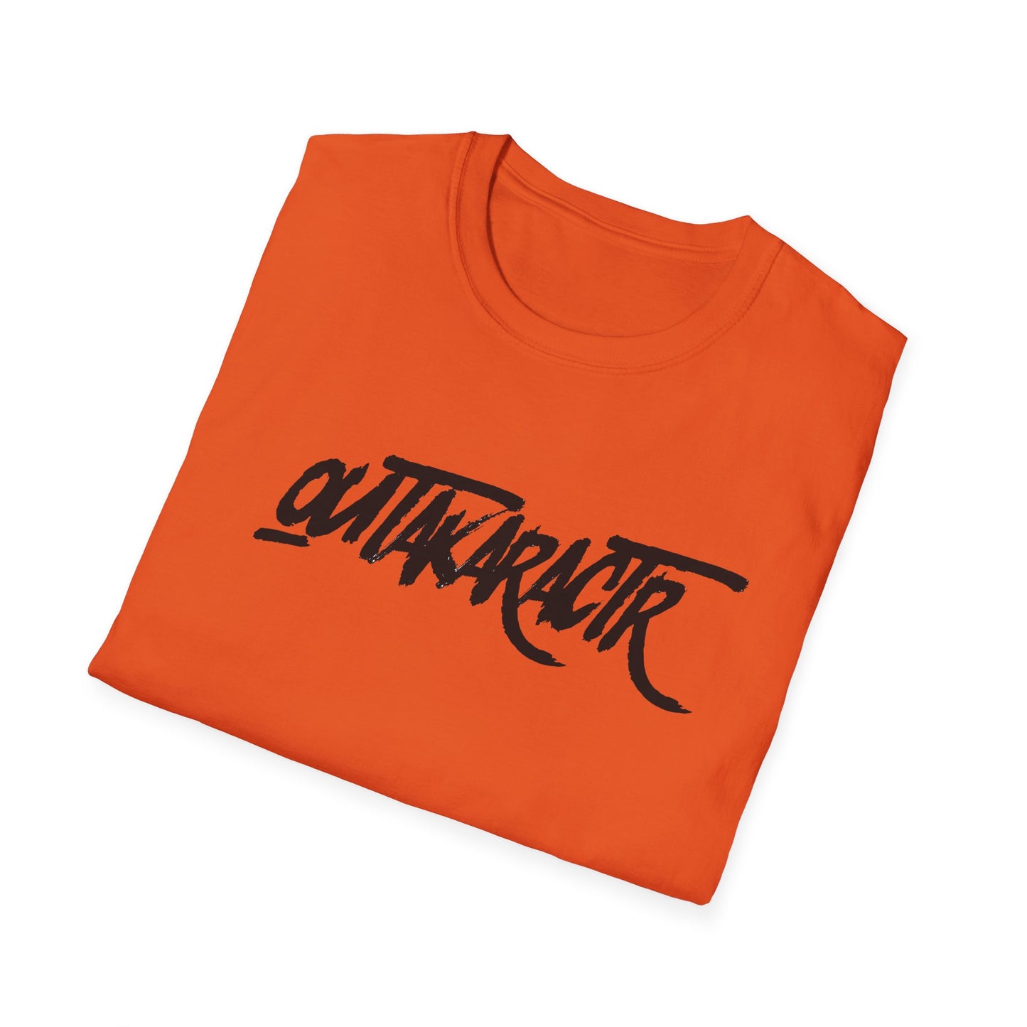 OuTaKaRaCtR logo Unisex Softstyle T-Shirt - Outta Character Graphic Tee for Casual Wear