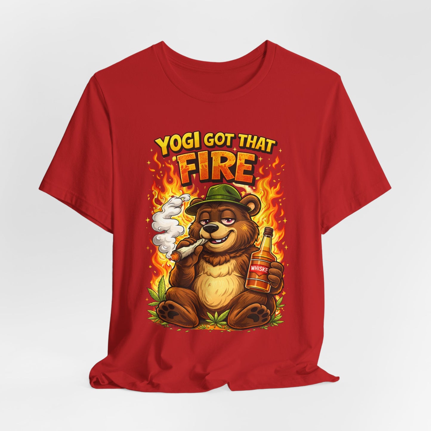 Yogi Got That Fire Bear T-Shirt — Funny Smoky Bear Graphic Tee