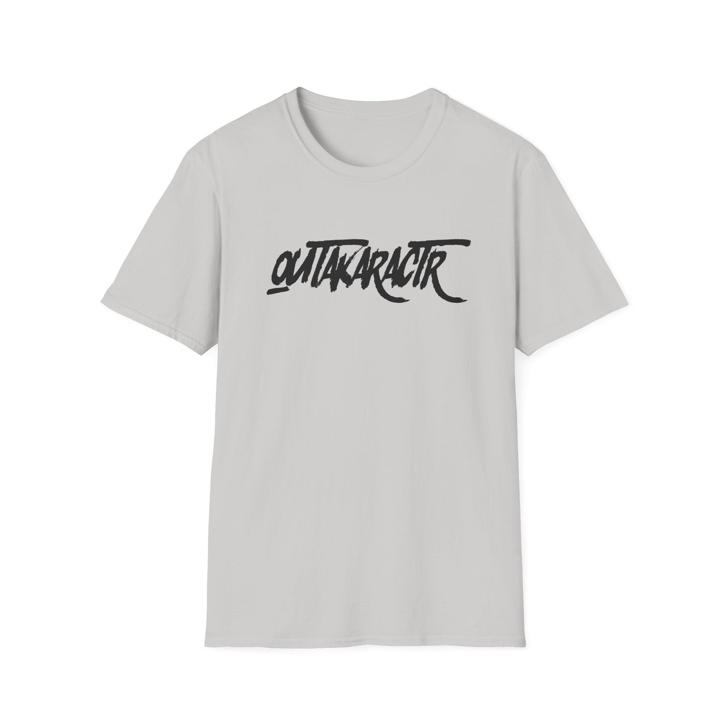 OuTaKaRaCtR logo Unisex Softstyle T-Shirt - Outta Character Graphic Tee for Casual Wear