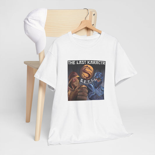 Retro Gaming Unisex Heavy Cotton Tee - The Last Karakctr S.E.T.I.