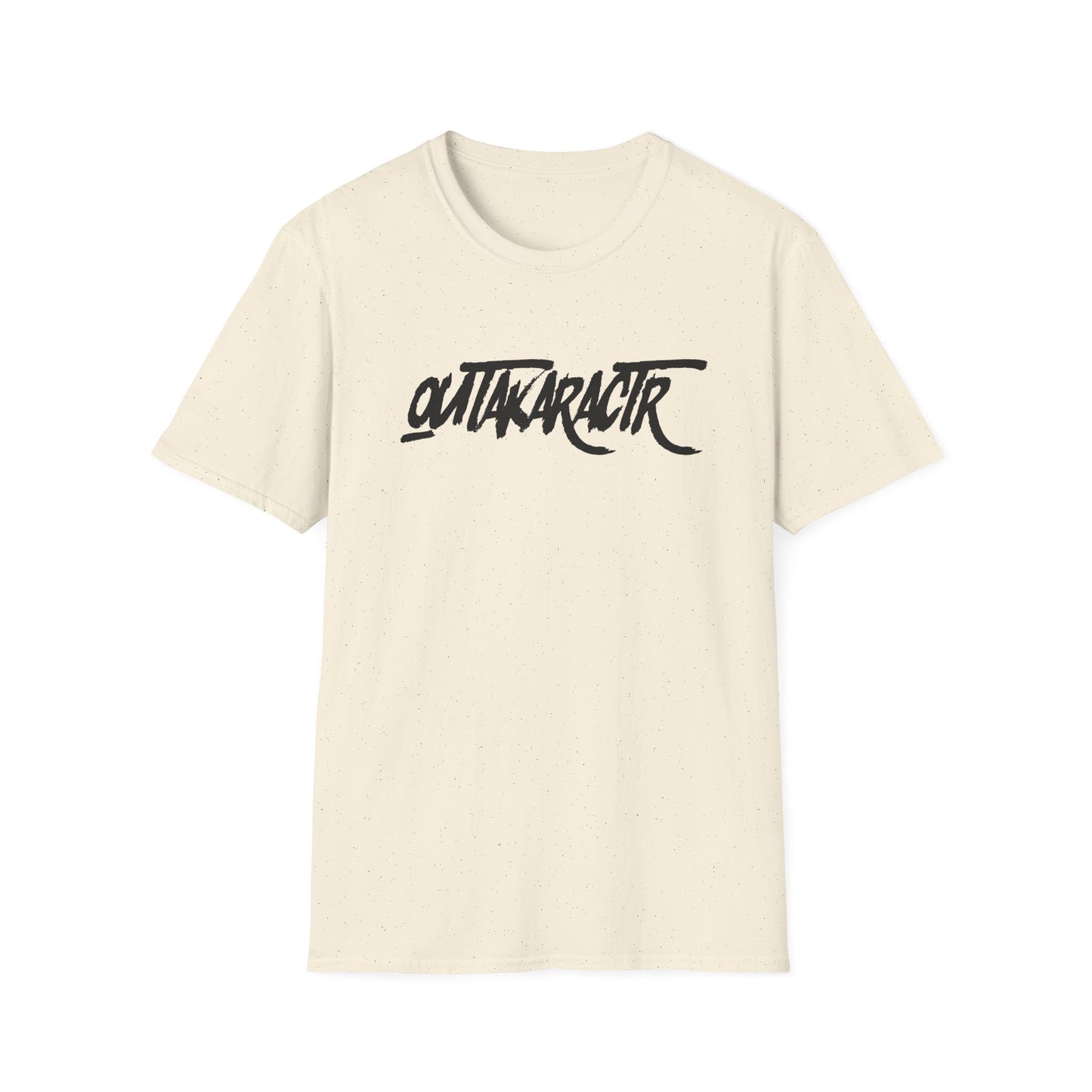 OuTaKaRaCtR logo Unisex Softstyle T-Shirt - Outta Character Graphic Tee for Casual Wear