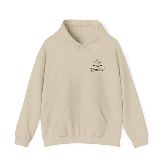 Embroidery Life is Beautiful Unisex Heavy Blend Hoodie