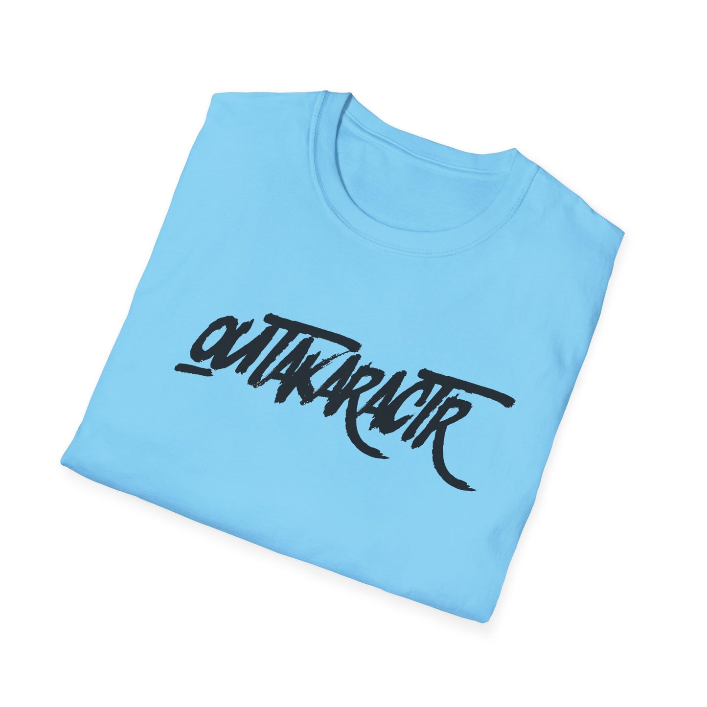 OuTaKaRaCtR logo Unisex Softstyle T-Shirt - Outta Character Graphic Tee for Casual Wear