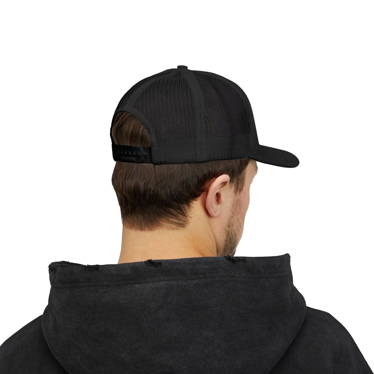 Puerto Rico Embroidery Trucker Cap — Puerto Rico Flag Snapback