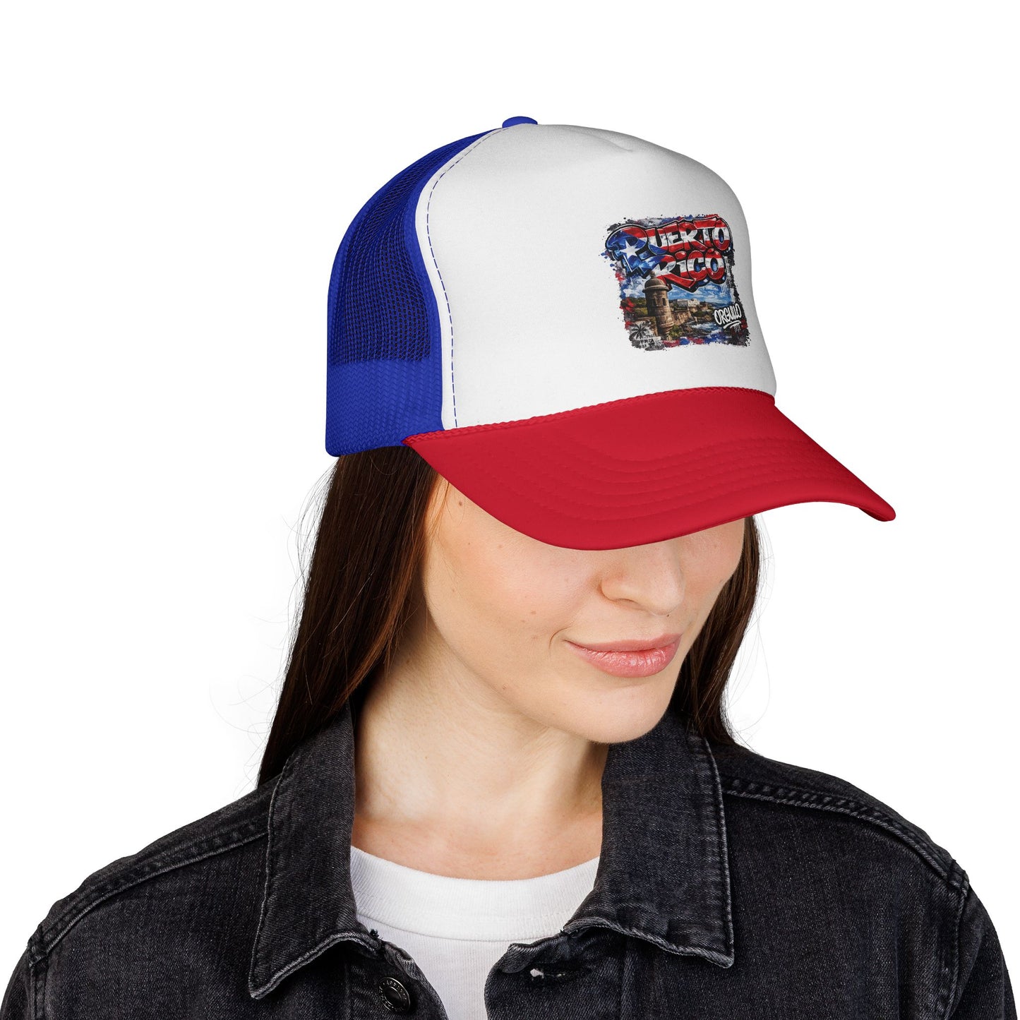 Puerto Rico Flag Trucker Cap
