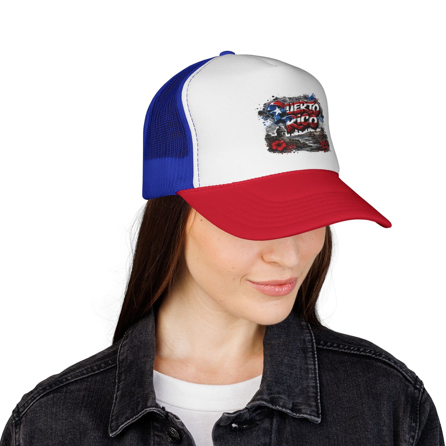 Puerto Rico Flag Trucker