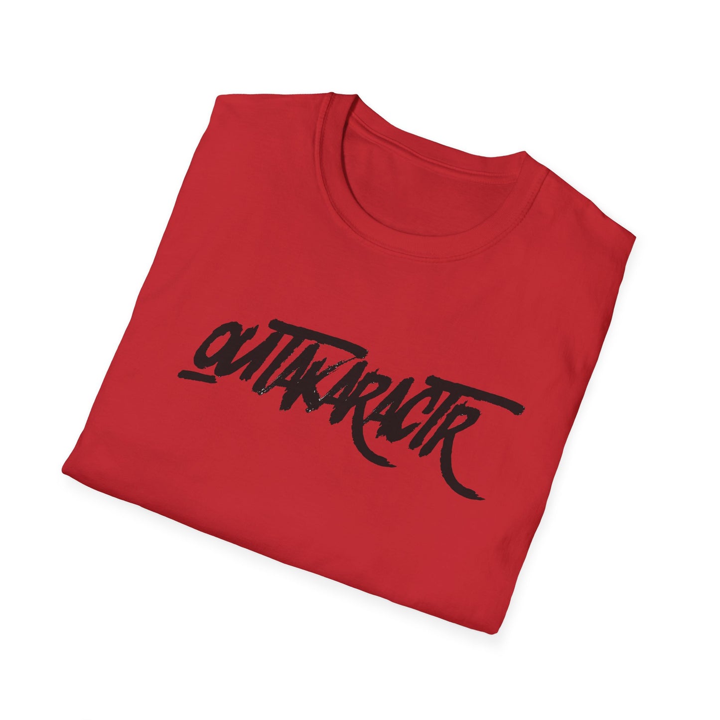 OuTaKaRaCtR logo Unisex Softstyle T-Shirt - Outta Character Graphic Tee for Casual Wear