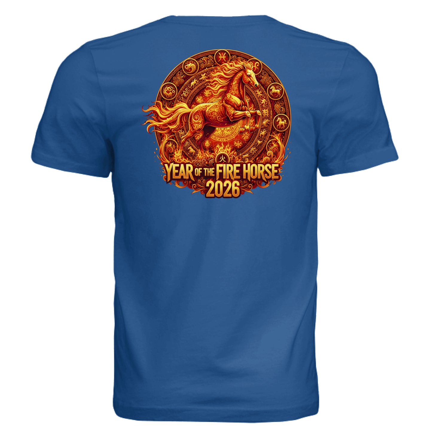 Solid True Royal Triblend - BACK