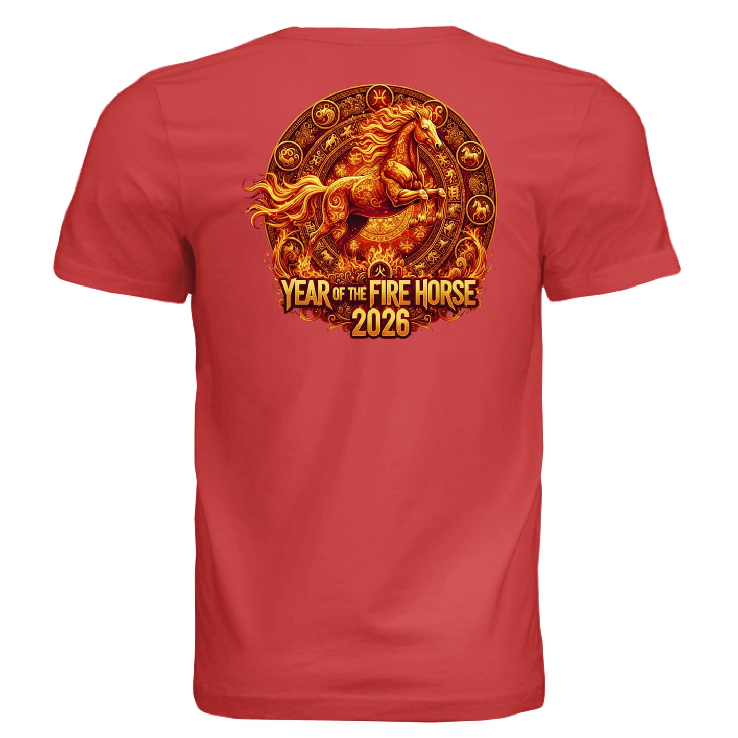 SOLID RED TRIBLN - BACK