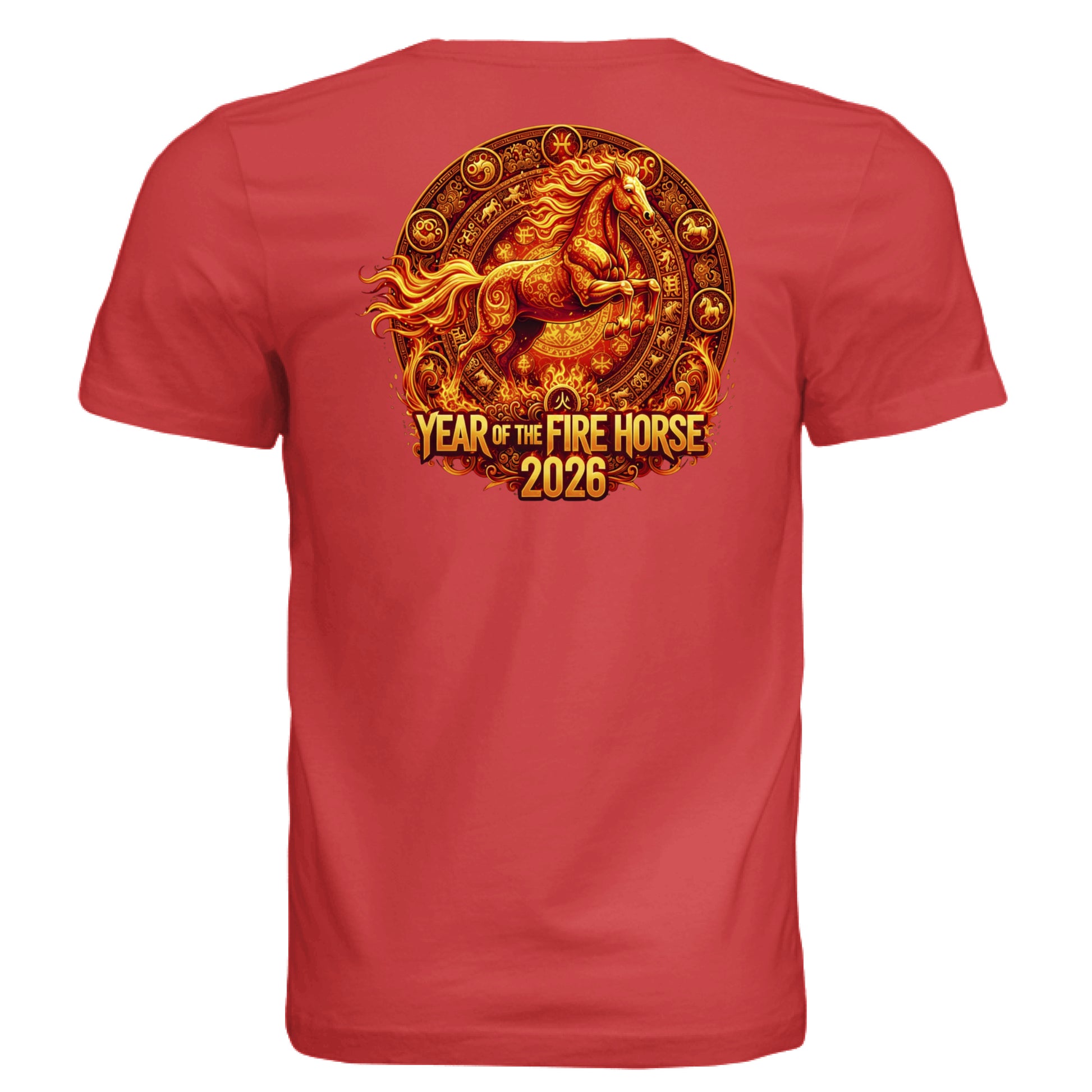 SOLID RED TRIBLN - BACK