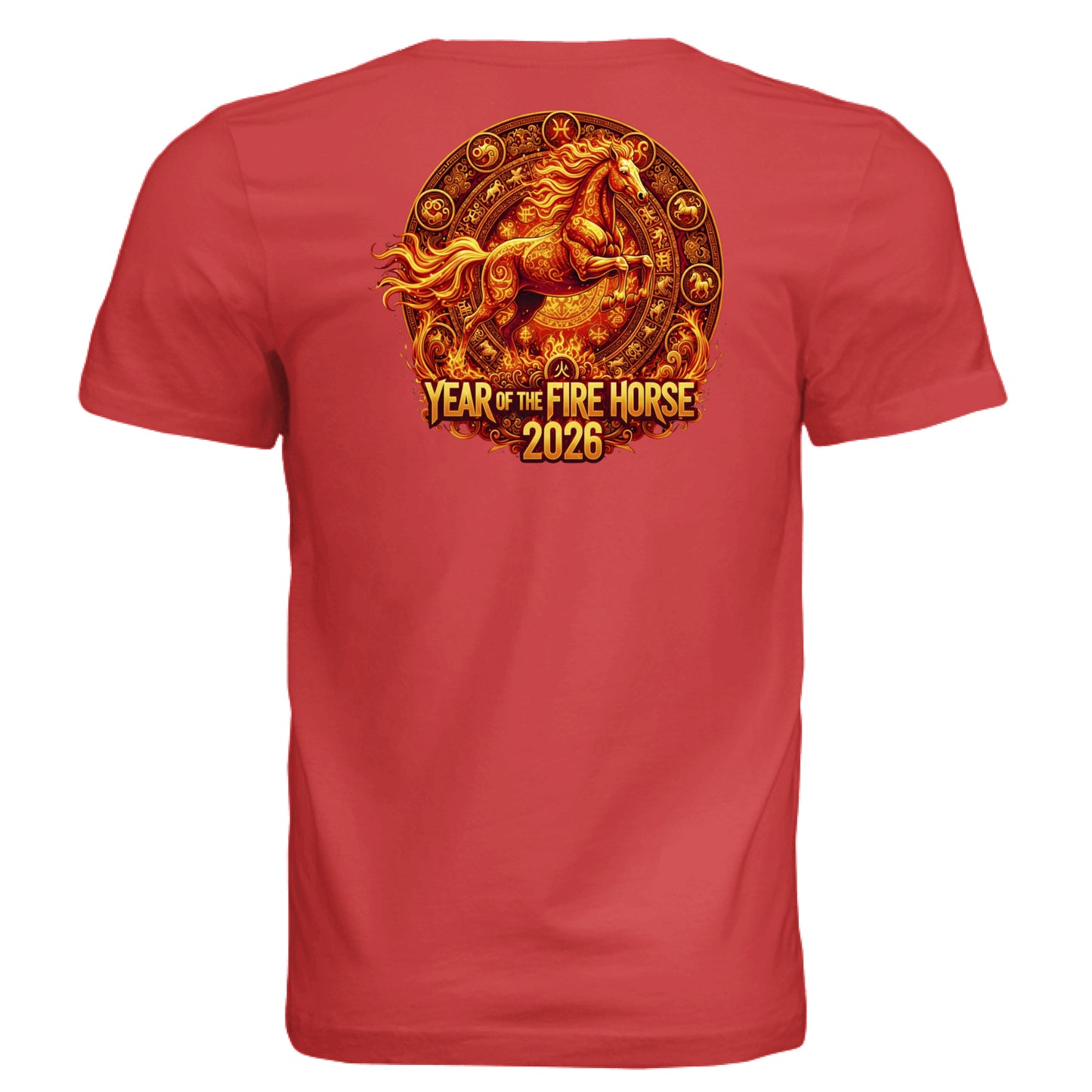 SOLID RED TRIBLN - BACK