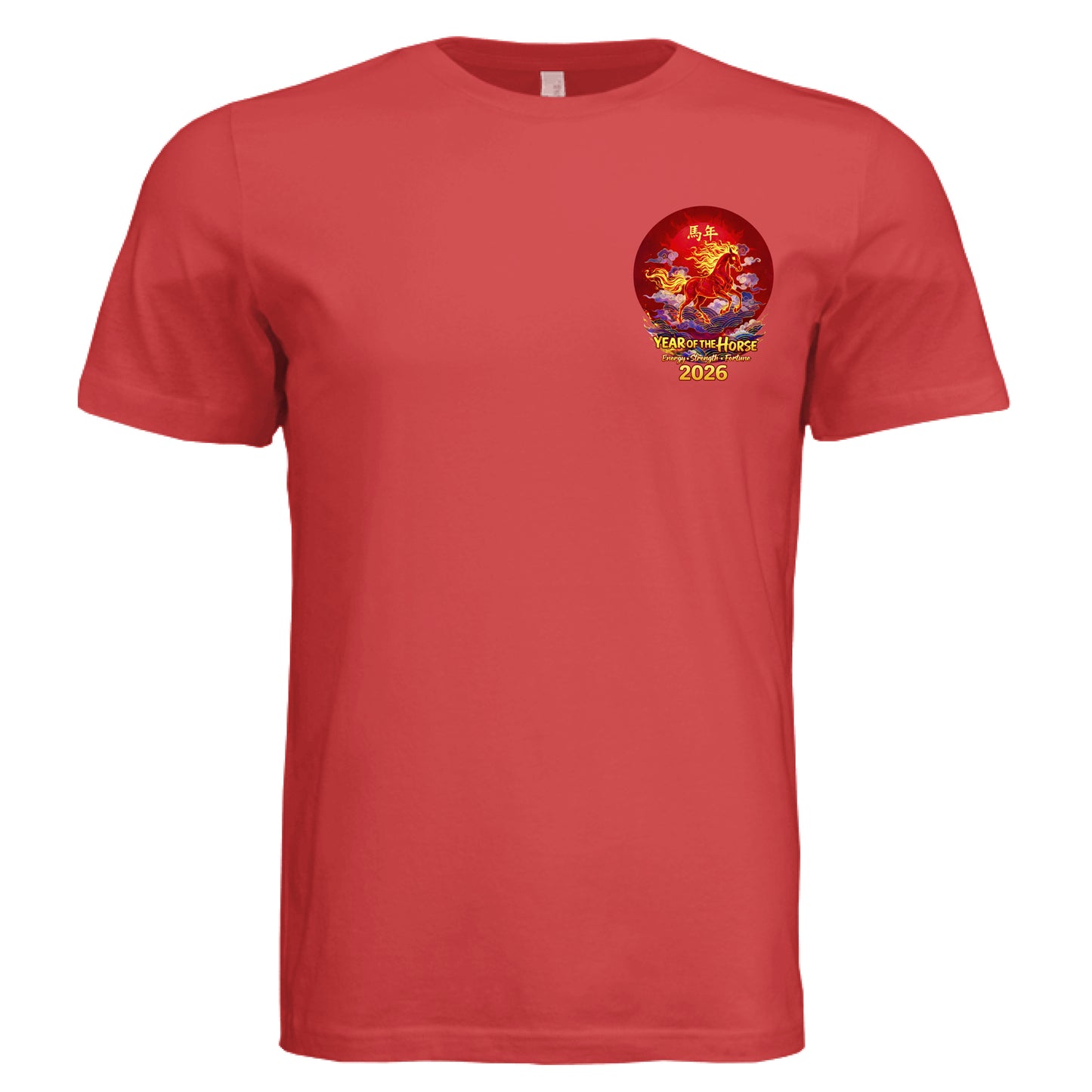 SOLID RED TRIBLN - FRONT