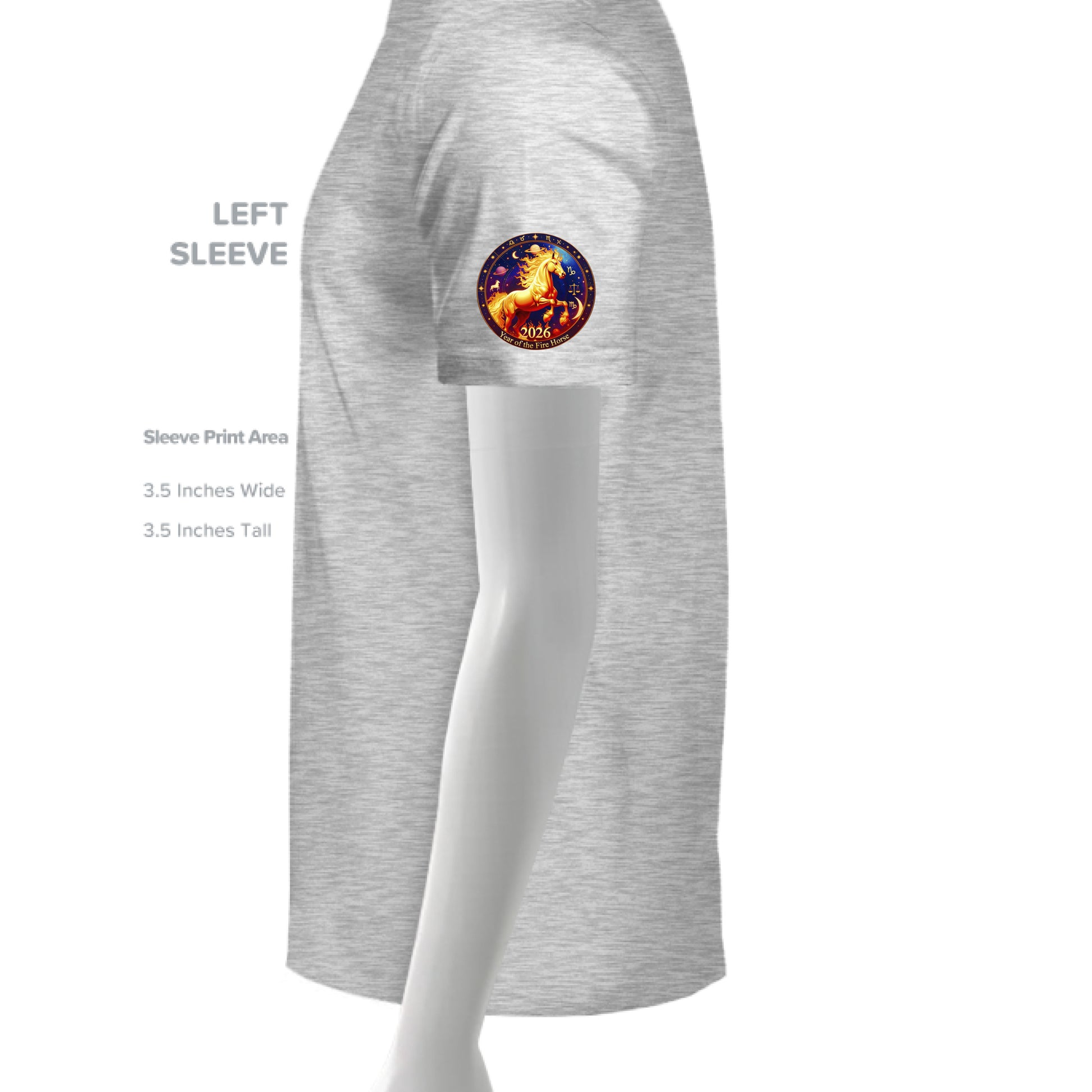 WHITE FLECK TRIBLD - SLEEVE_LEFT
